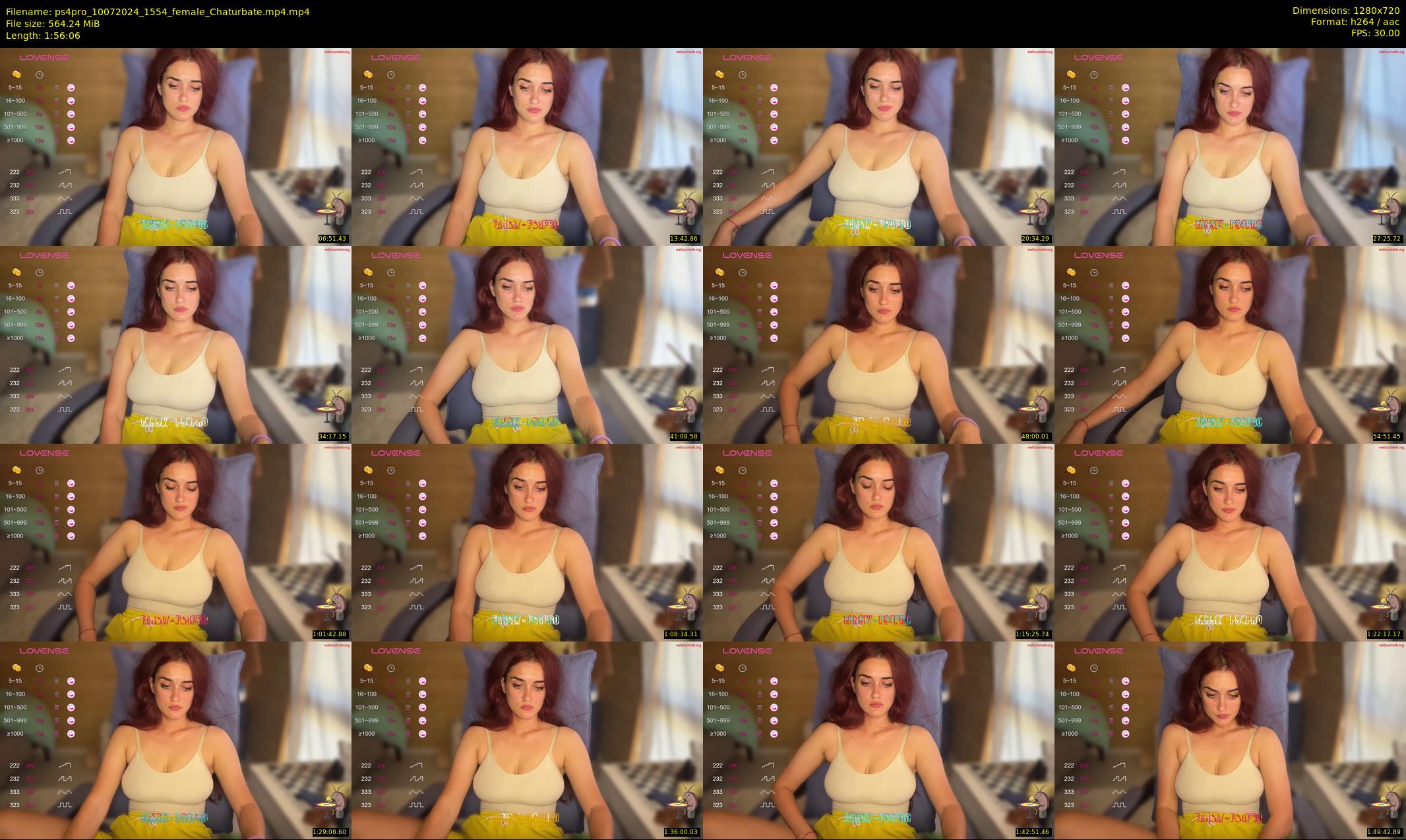 ps4pro — 117 minute Chaturbate female cam show recording, 720p, Jul 10, 2024