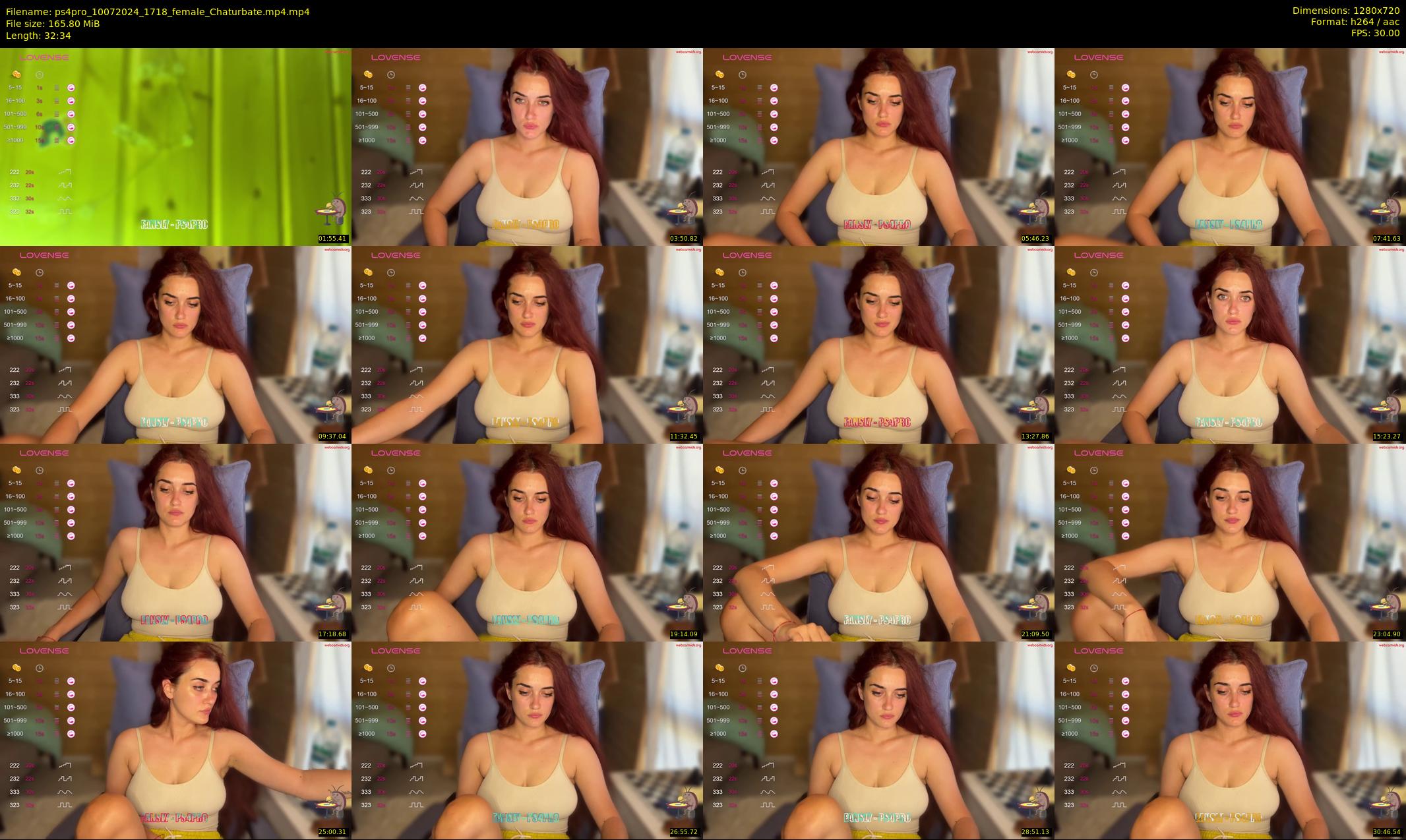 ps4pro — 33 minute Chaturbate female cam show recording, 720p, Jul 10, 2024