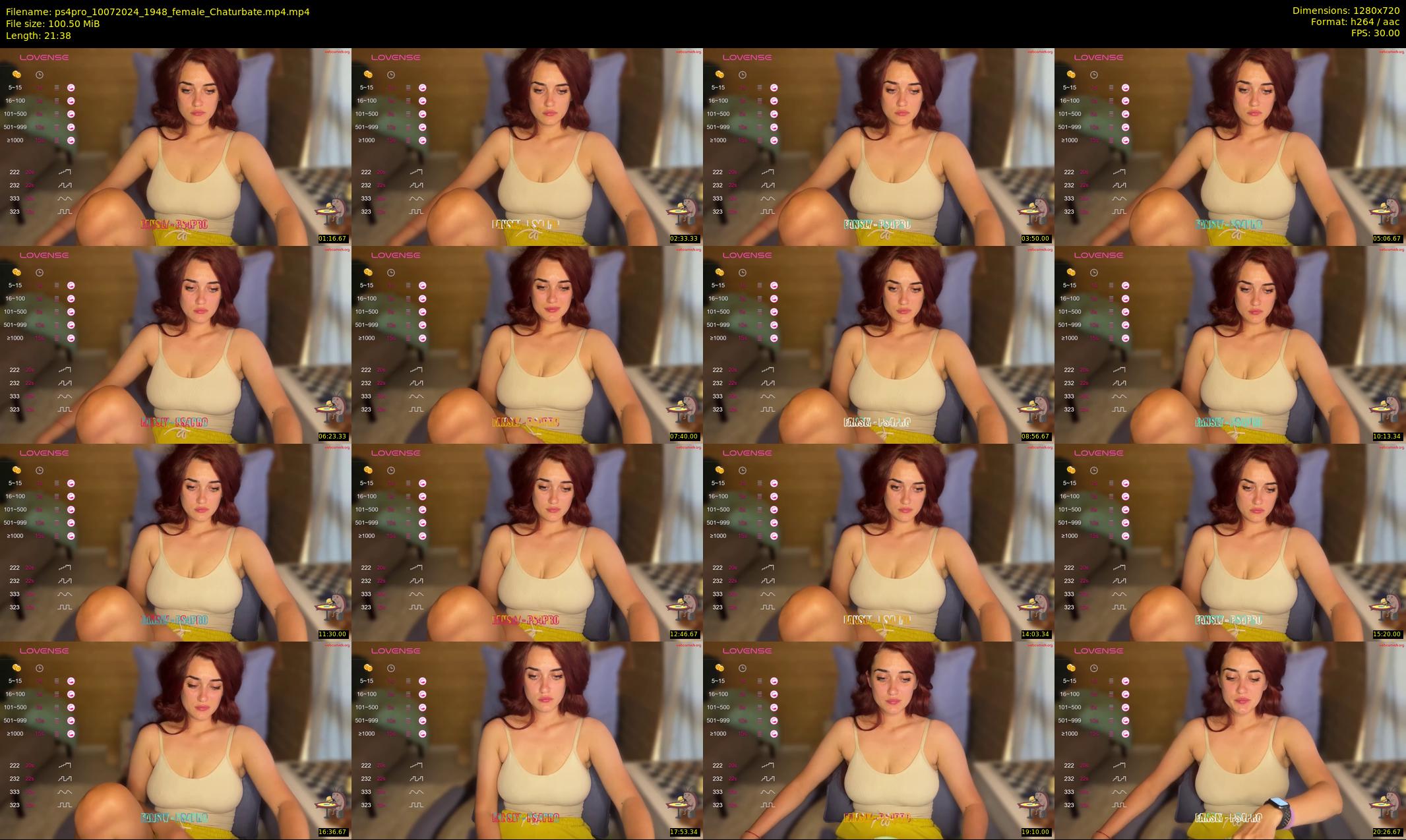 ps4pro — 22 minute Chaturbate female cam show recording, 720p, Jul 10, 2024