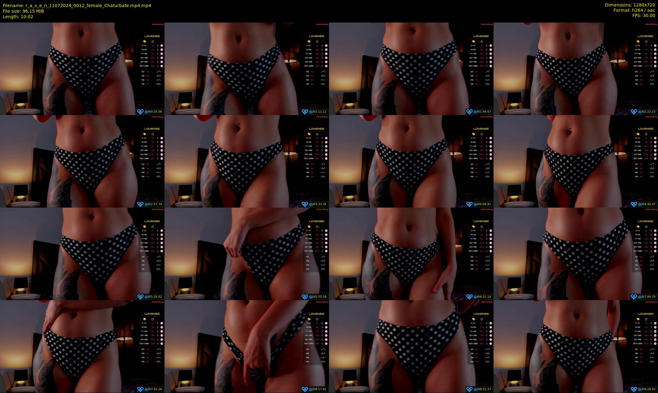 r_a_v_e_n — 11 minute Chaturbate female cam show recording, 720p, Jul 11, 2024