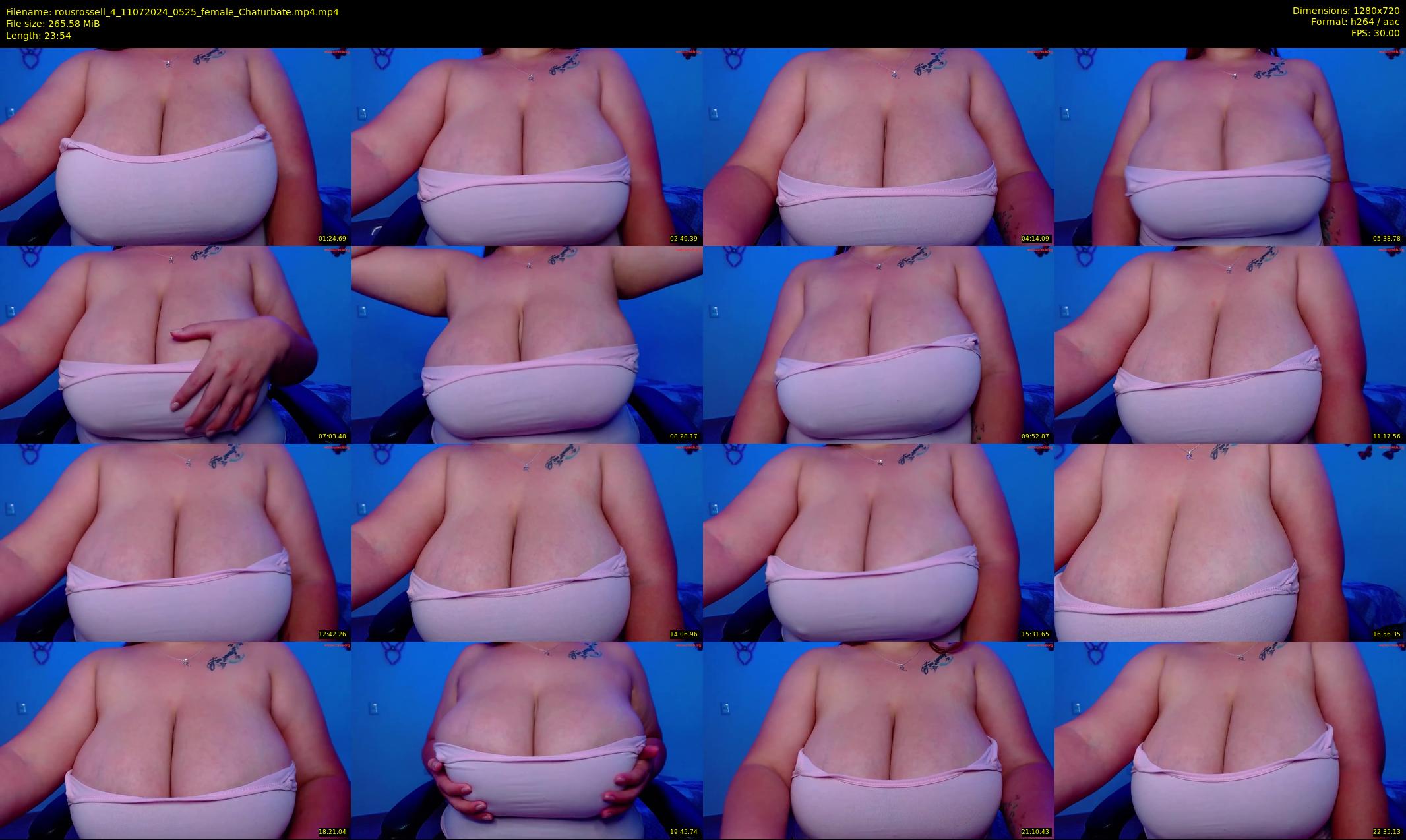 rousrossell_4 — 24 minute Chaturbate female cam show recording, 720p, Jul 11, 2024
