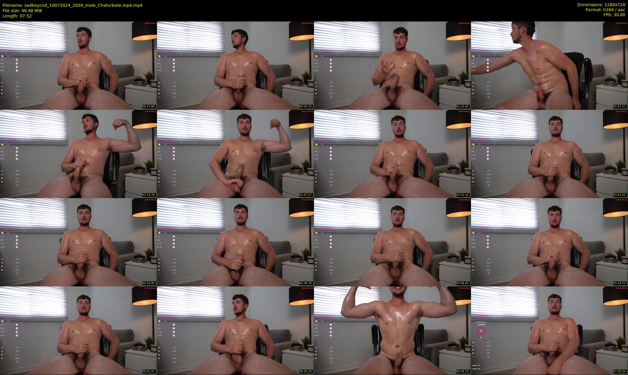sadboycnd — 8 minute Chaturbate male cam show recording, 720p, Jul 10, 2024
