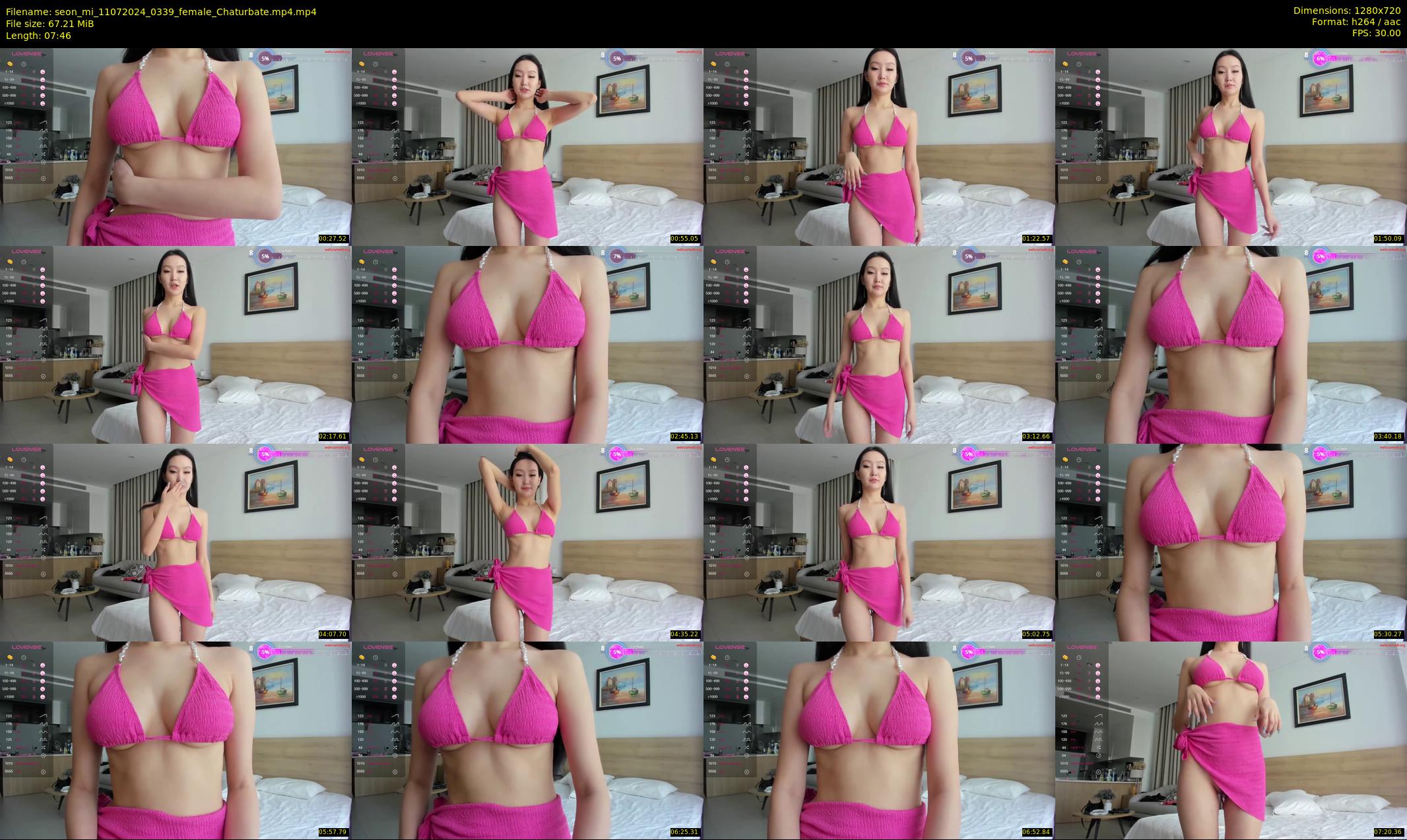 seon_mi — 8 minute Chaturbate female cam show recording, 720p, Jul 11, 2024