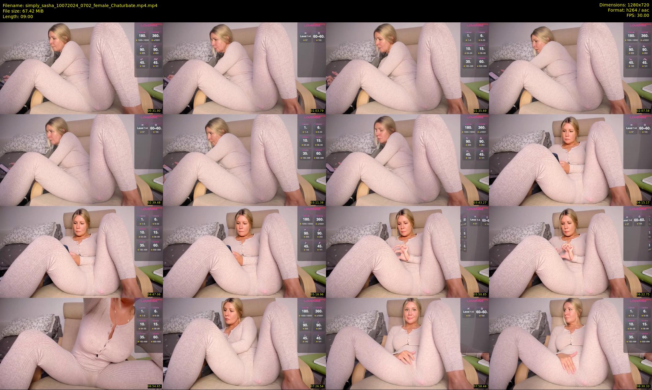 simply_sasha — 9 minute Chaturbate female cam show recording, 720p, Jul 10, 2024