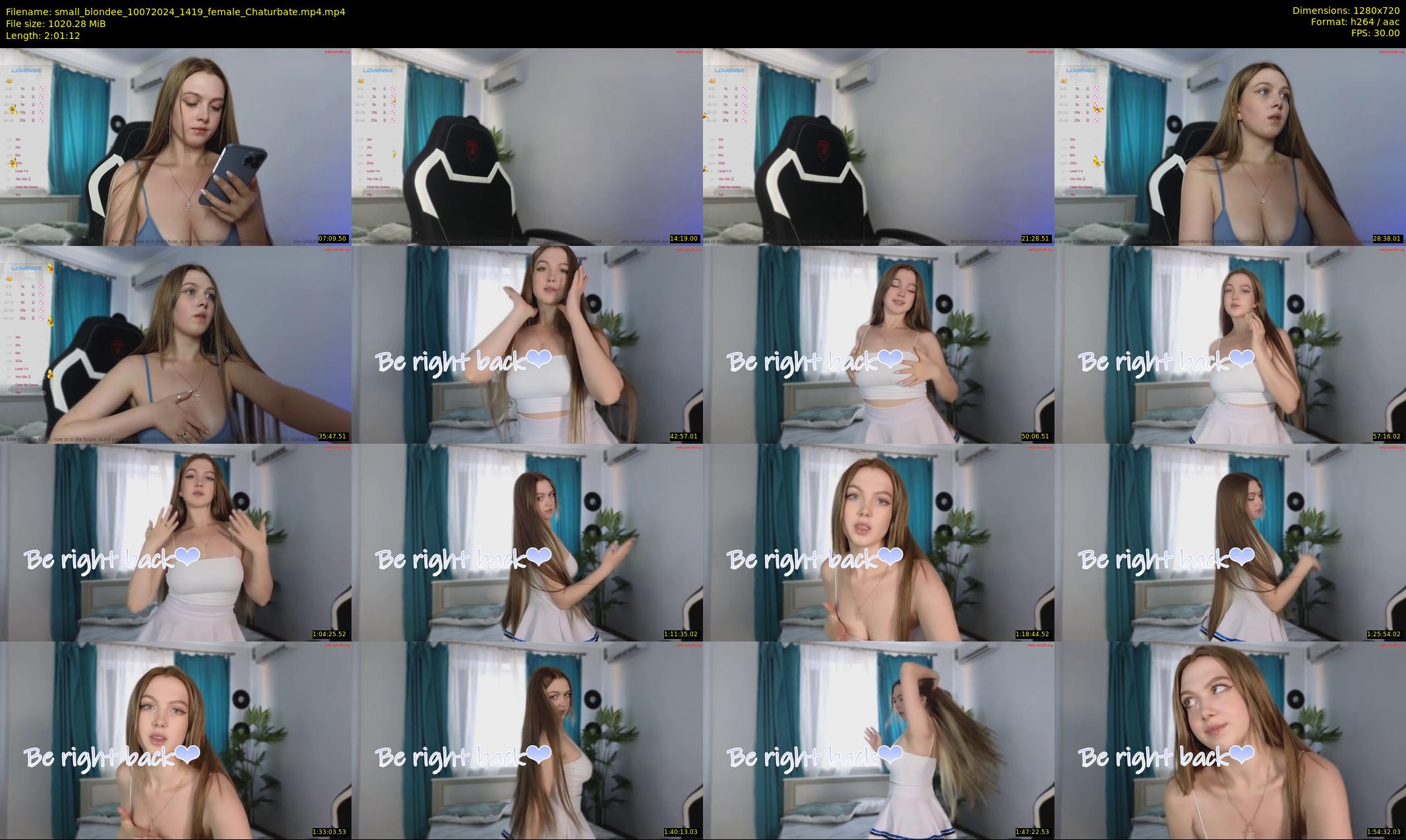 small_blondee — 122 minute Chaturbate female cam show recording, 720p, Jul 10, 2024