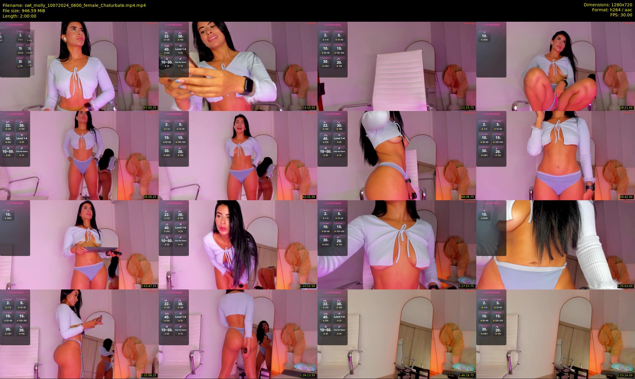 swt_molly — 120 minute Chaturbate female cam show recording, 720p, Jul 10, 2024