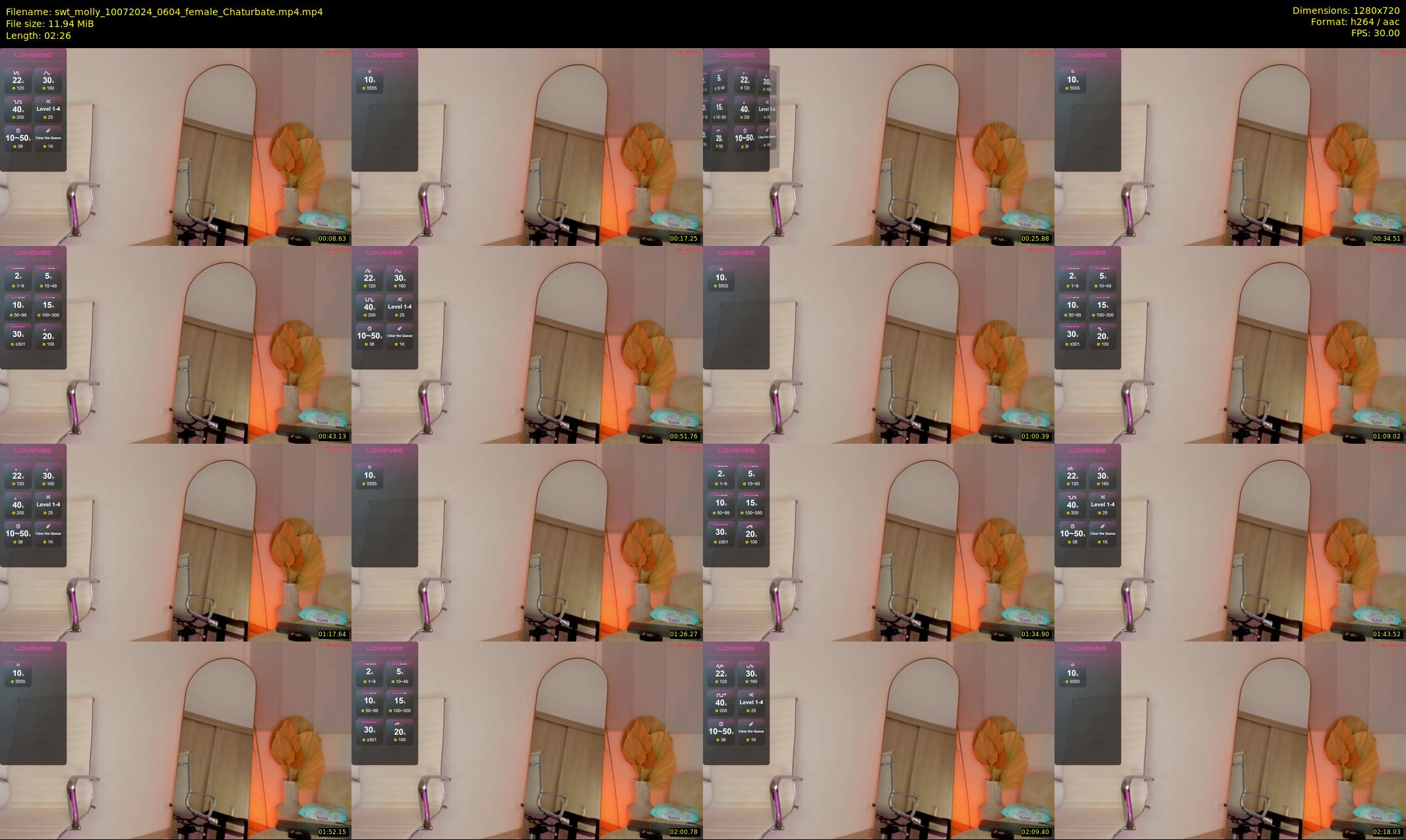 swt_molly — 3 minute Chaturbate female cam show recording, 720p, Jul 10, 2024