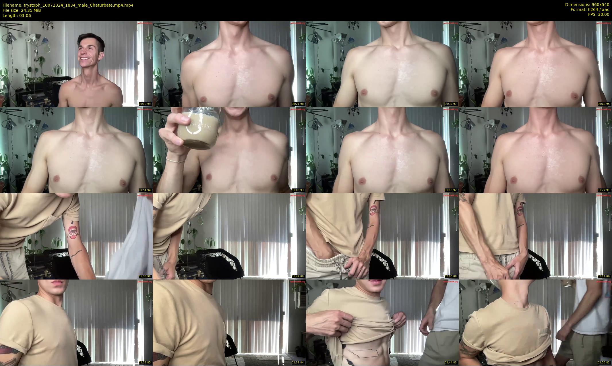 trystoph — 4 minute Chaturbate male cam show recording, 480p, Jul 10, 2024
