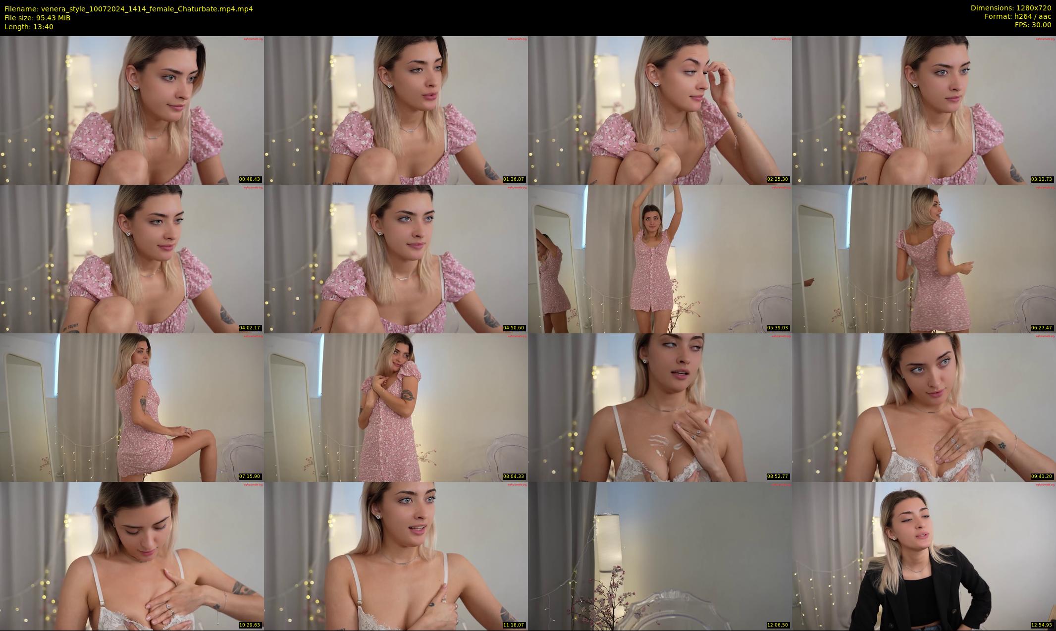 venera_style — 14 minute Chaturbate female cam show recording, 720p, Jul 10, 2024