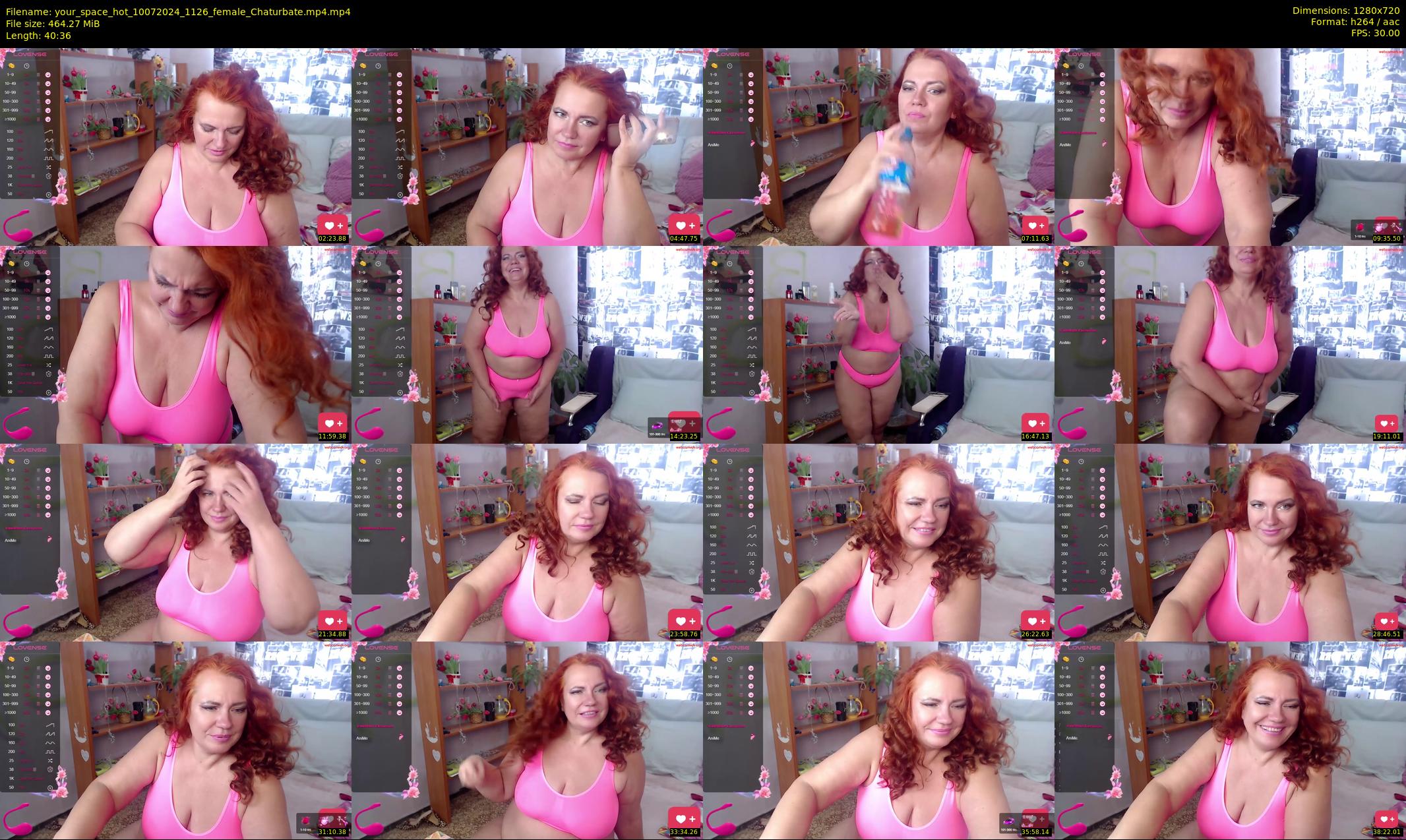 your_space_hot — 41 minute Chaturbate female cam show recording, 720p, Jul 10, 2024