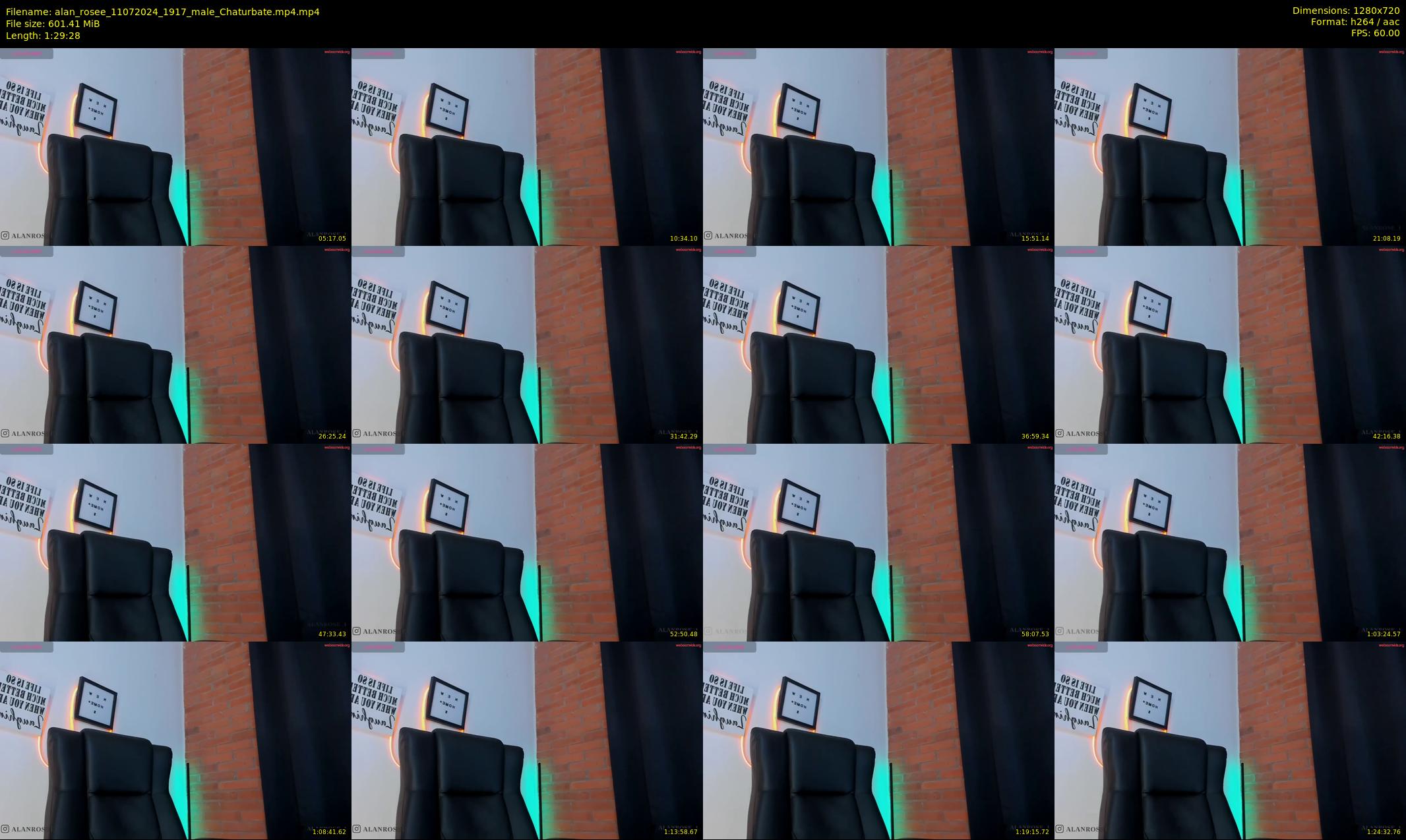 alan_rosee — 90 minute Chaturbate male cam show recording, 720p, Jul 11, 2024