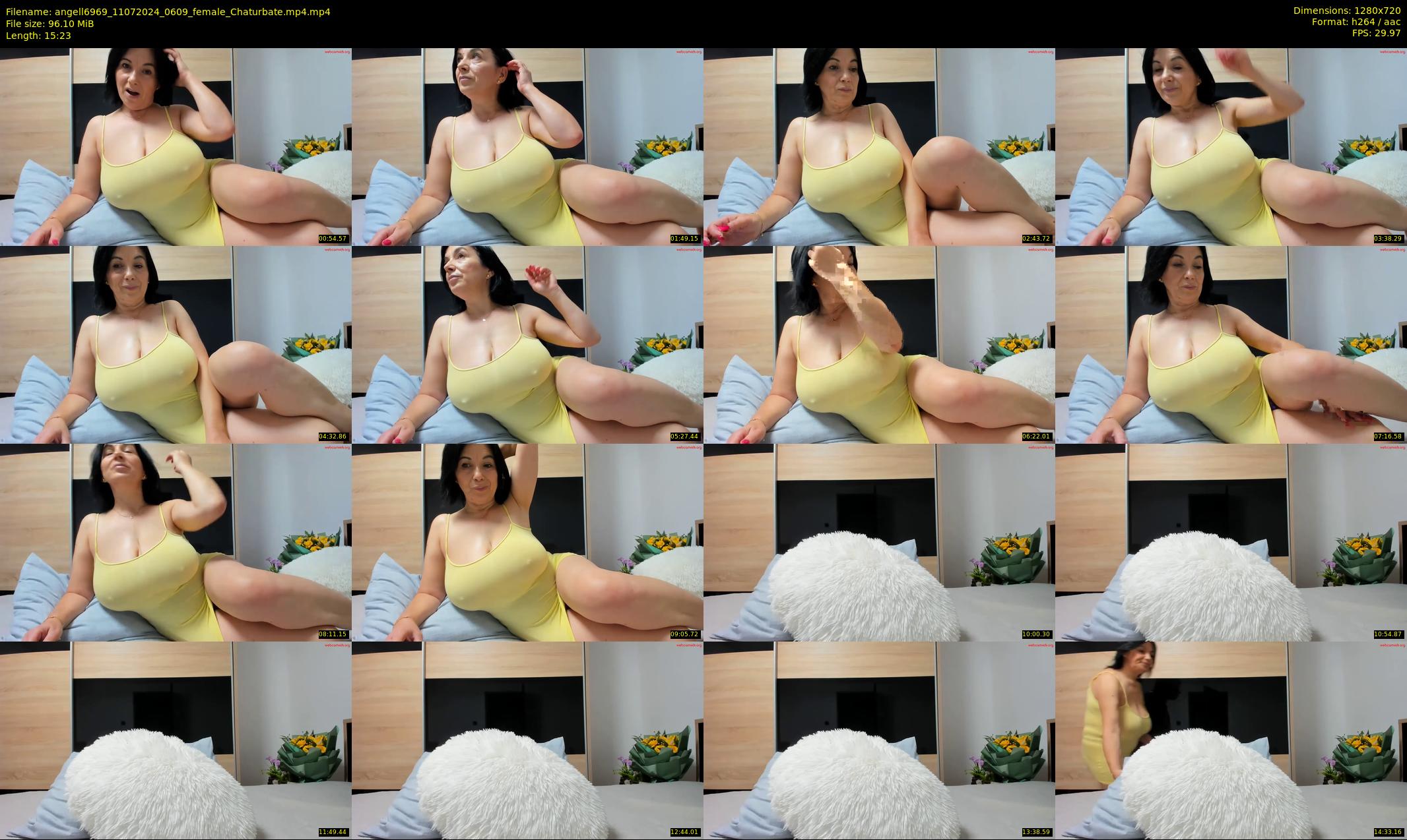 angell6969 — 16 minute Chaturbate female cam show recording, 720p, Jul 11, 2024