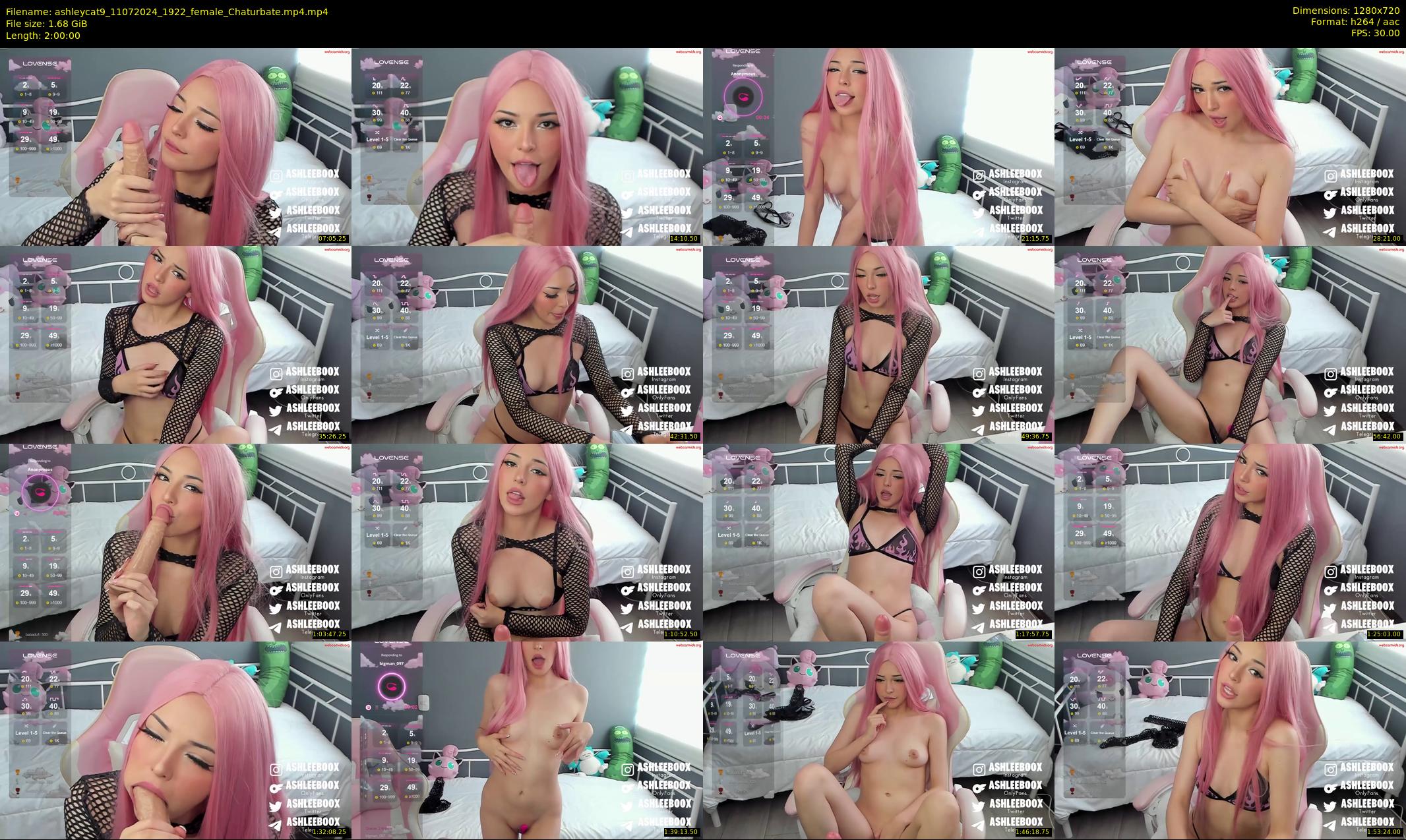ashleycat9 — 120 minute Chaturbate female cam show recording, 720p, Jul 11, 2024