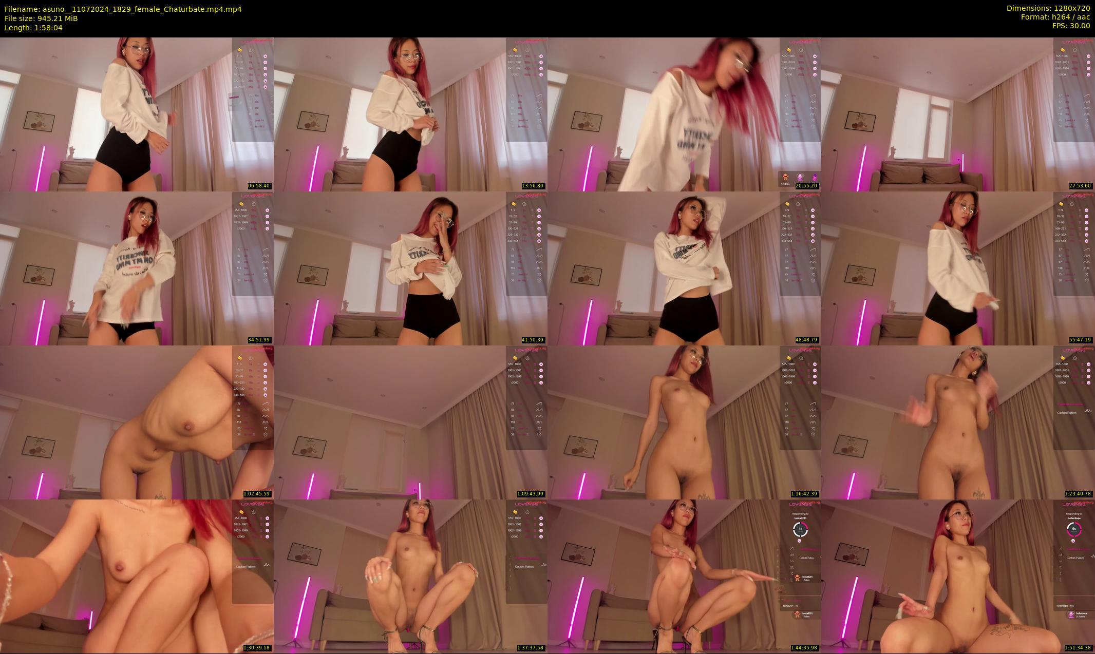 asuno_ — 119 minute Chaturbate female cam show recording, 720p, Jul 11, 2024