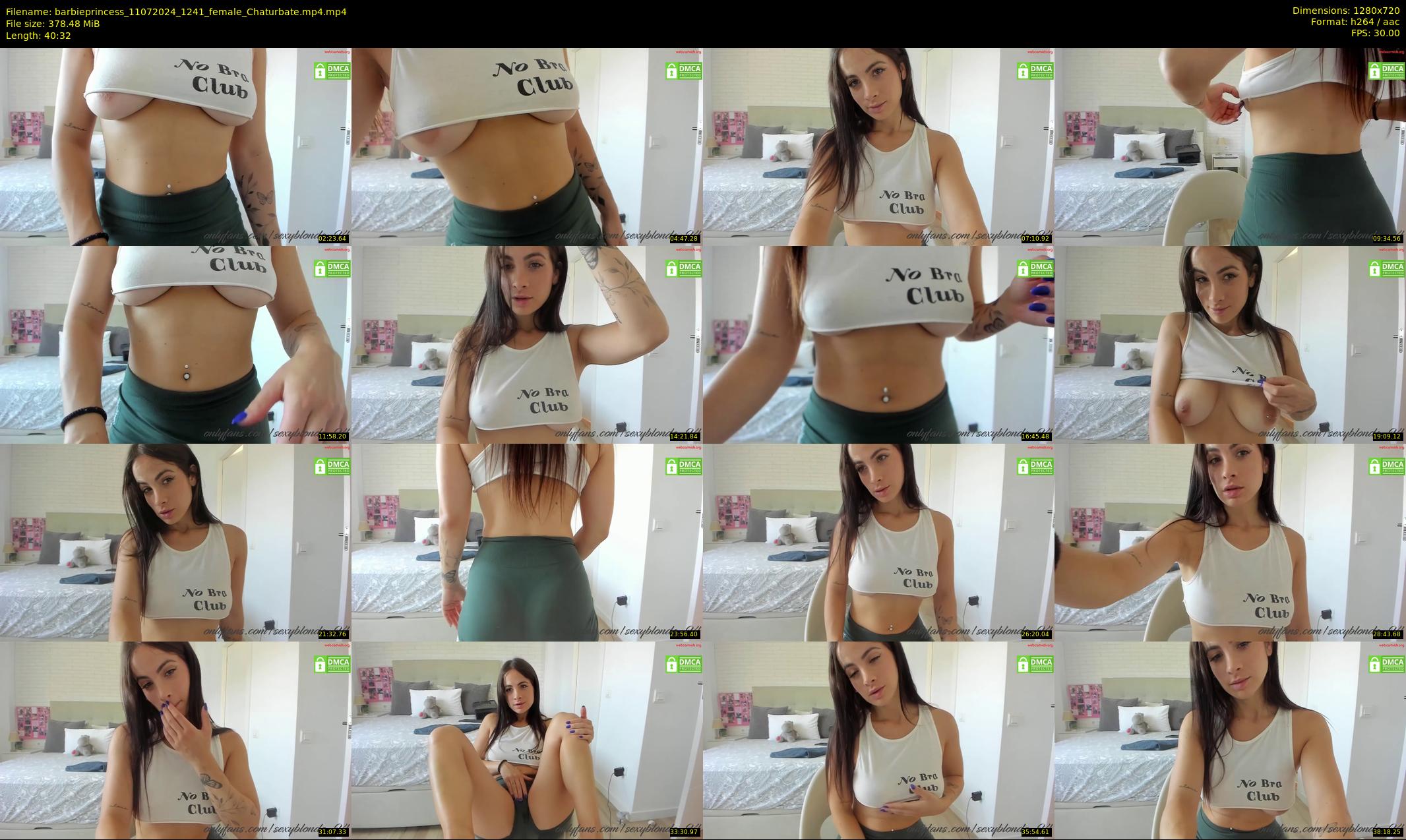 barbieprincess — 41 minute Chaturbate female cam show recording, 720p, Jul 11, 2024
