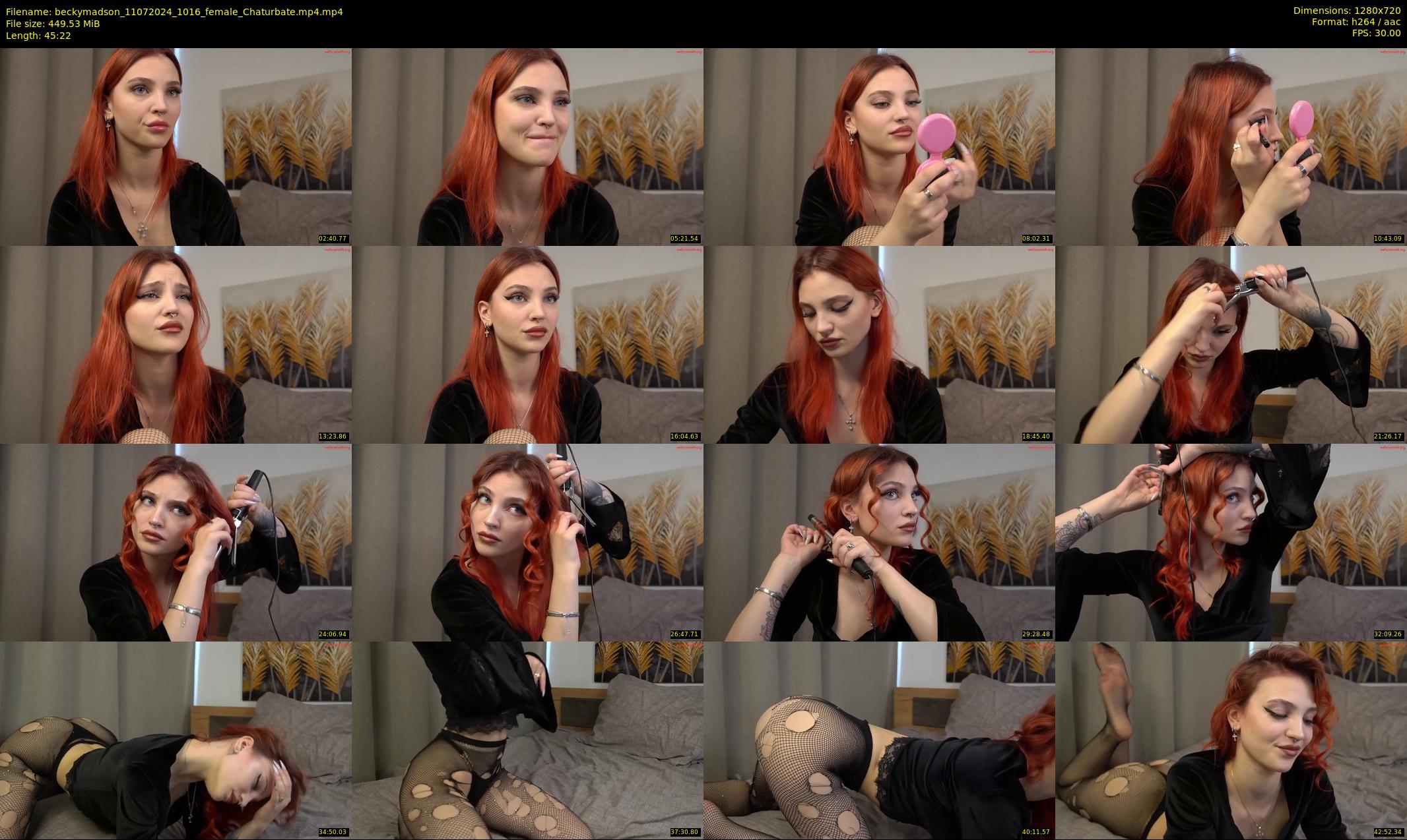 beckymadson — 46 minute Chaturbate female cam show recording, 720p, Jul 11, 2024