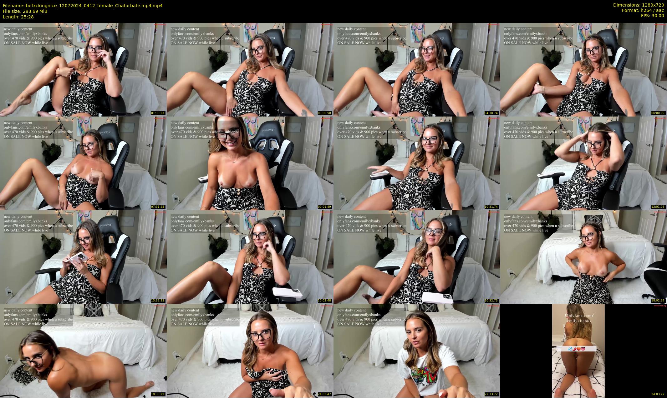 befxckingnice — 26 minute Chaturbate female cam show recording, 720p, Jul 12, 2024