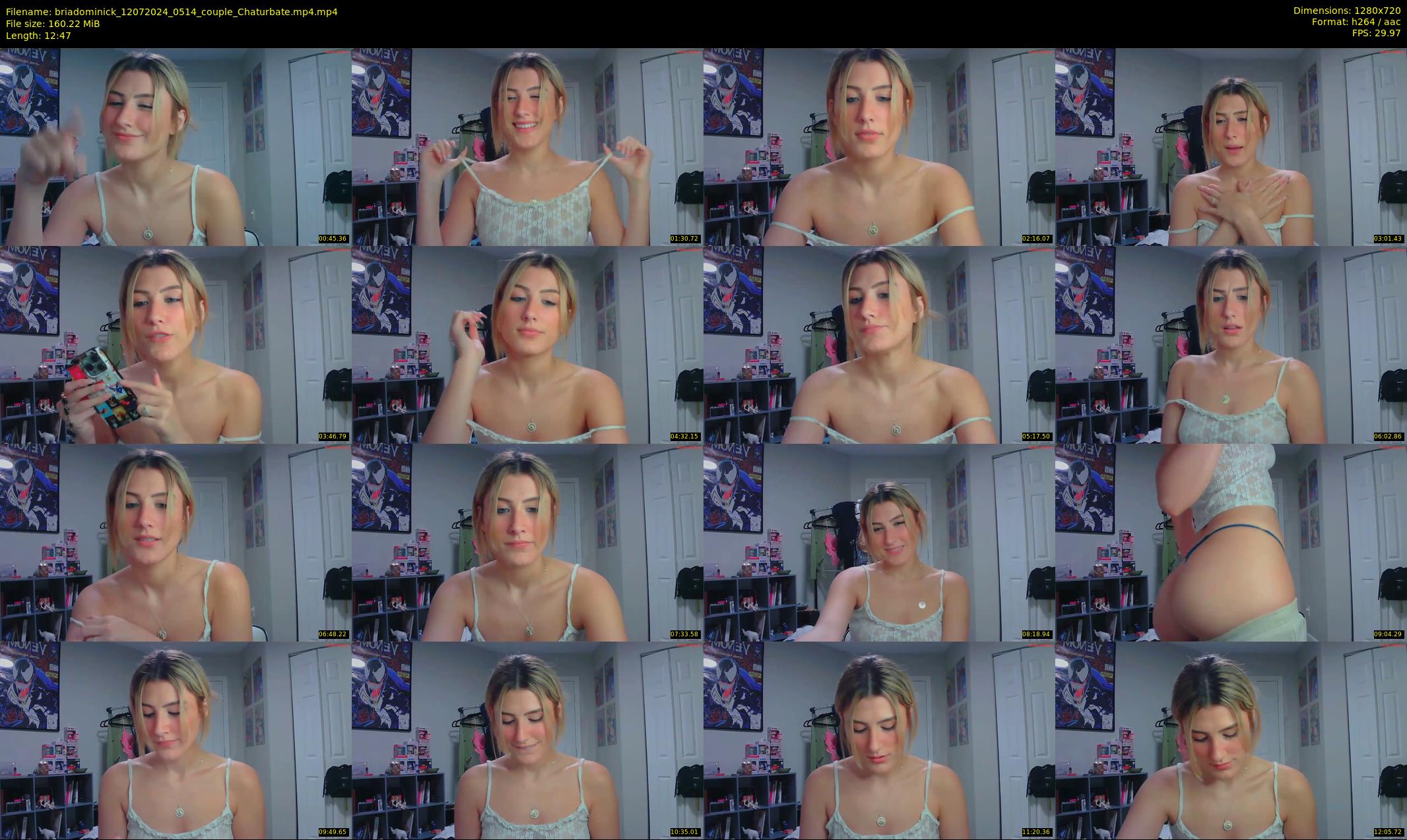 briadominick — 13 minute Chaturbate couple cam show recording, 720p, Jul 12, 2024