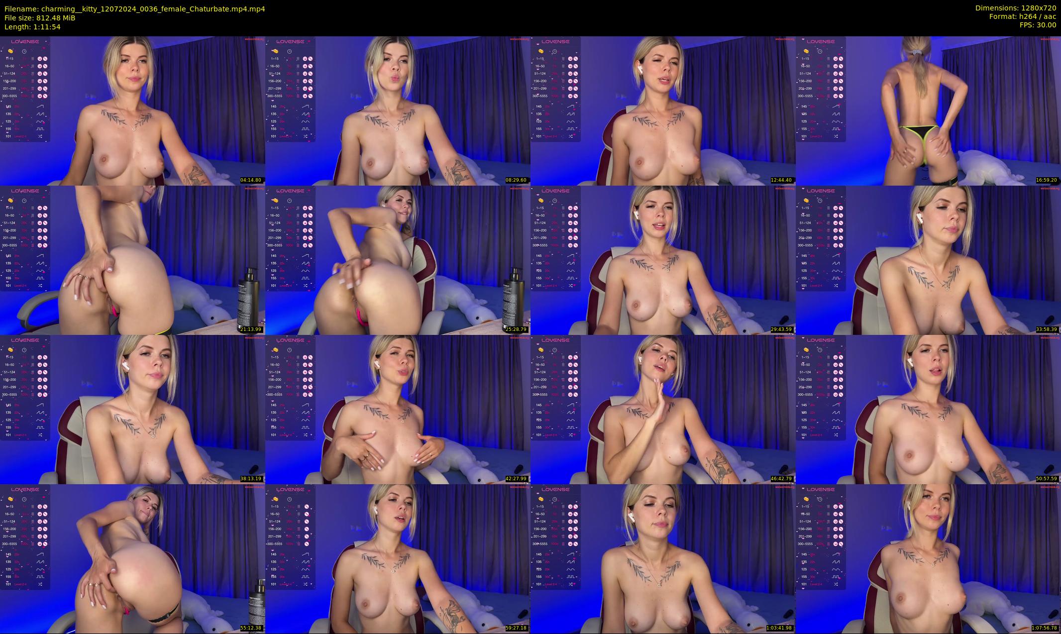 charming__kitty — 72 minute Chaturbate female cam show recording, 720p, Jul 12, 2024