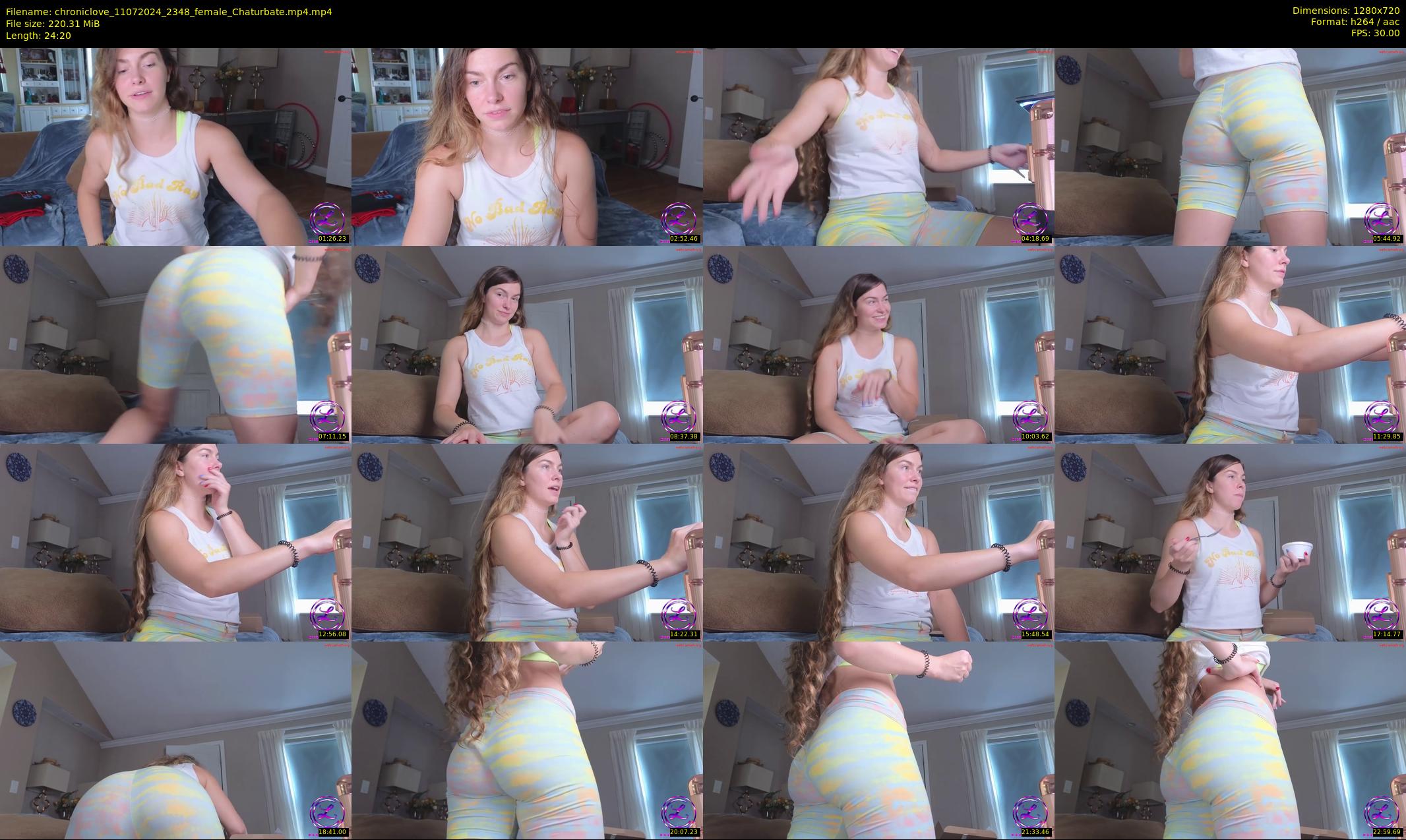 chroniclove — 25 minute Chaturbate female cam show recording, 720p, Jul 11, 2024