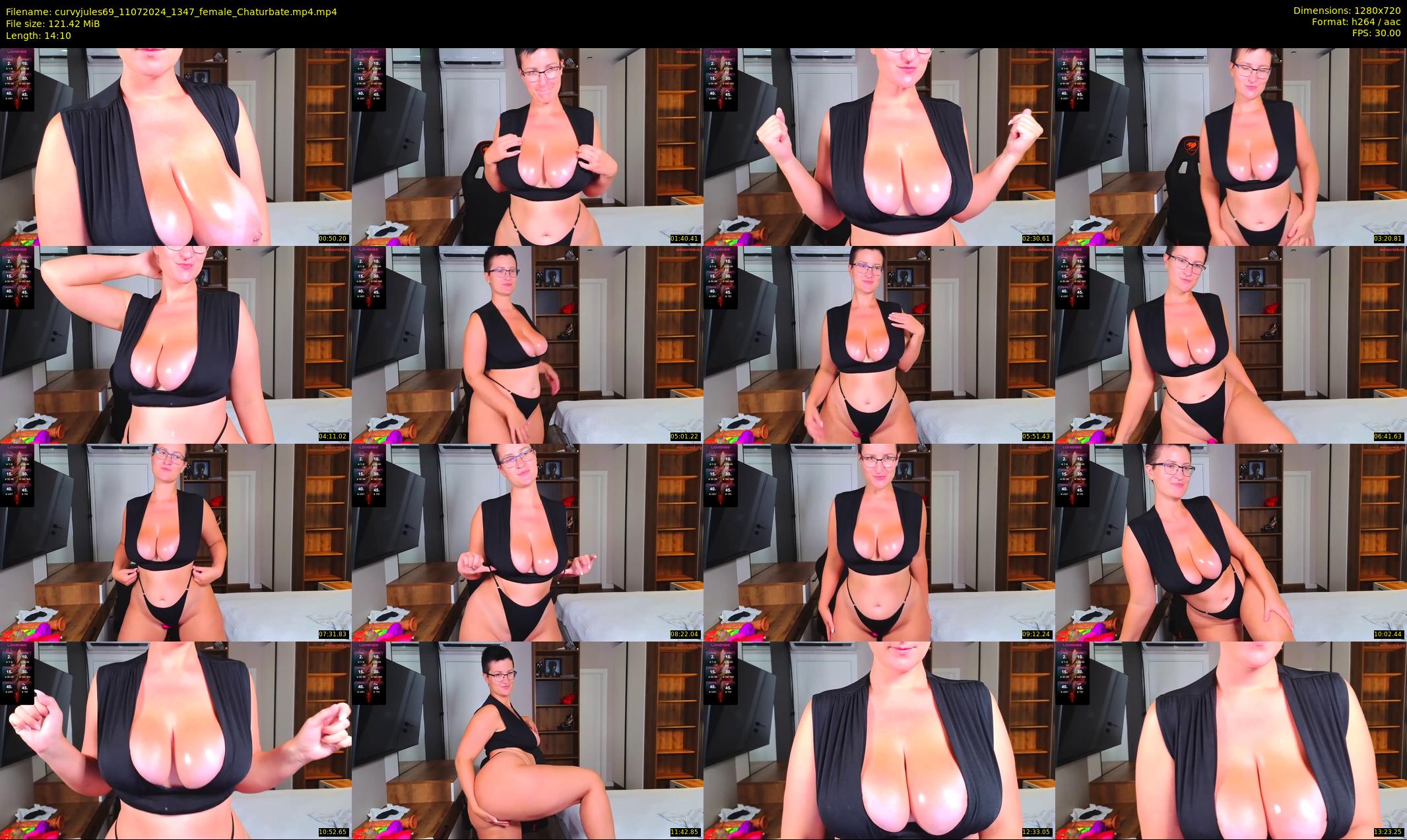 curvyjules69 — 15 minute Chaturbate female cam show recording, 720p, Jul 11, 2024