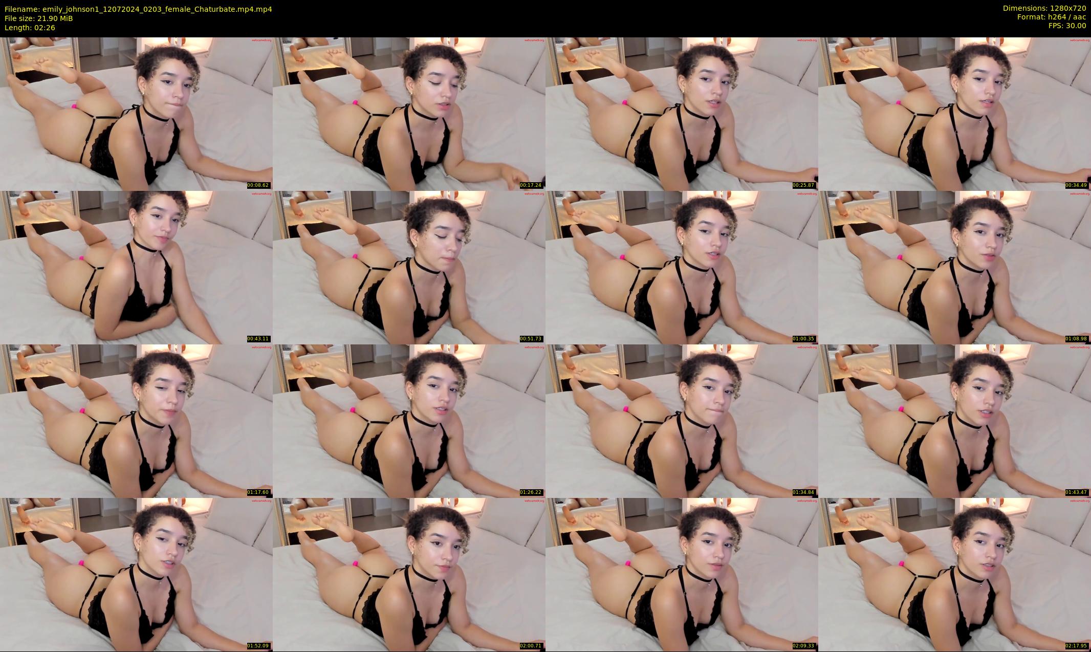 emily_johnson1 — 3 minute Chaturbate female cam show recording, 720p, Jul 12, 2024