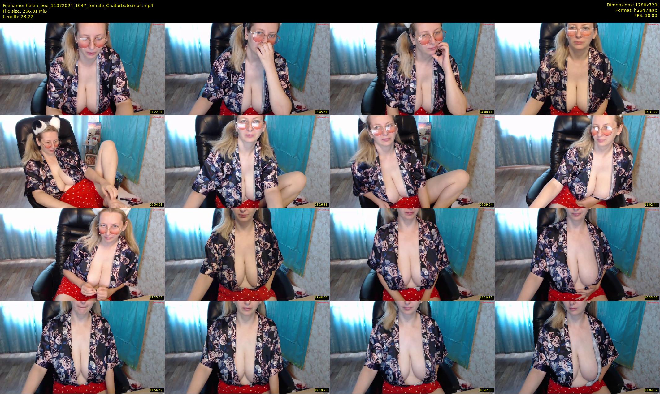 helen_bee — 24 minute Chaturbate female cam show recording, 720p, Jul 11, 2024
