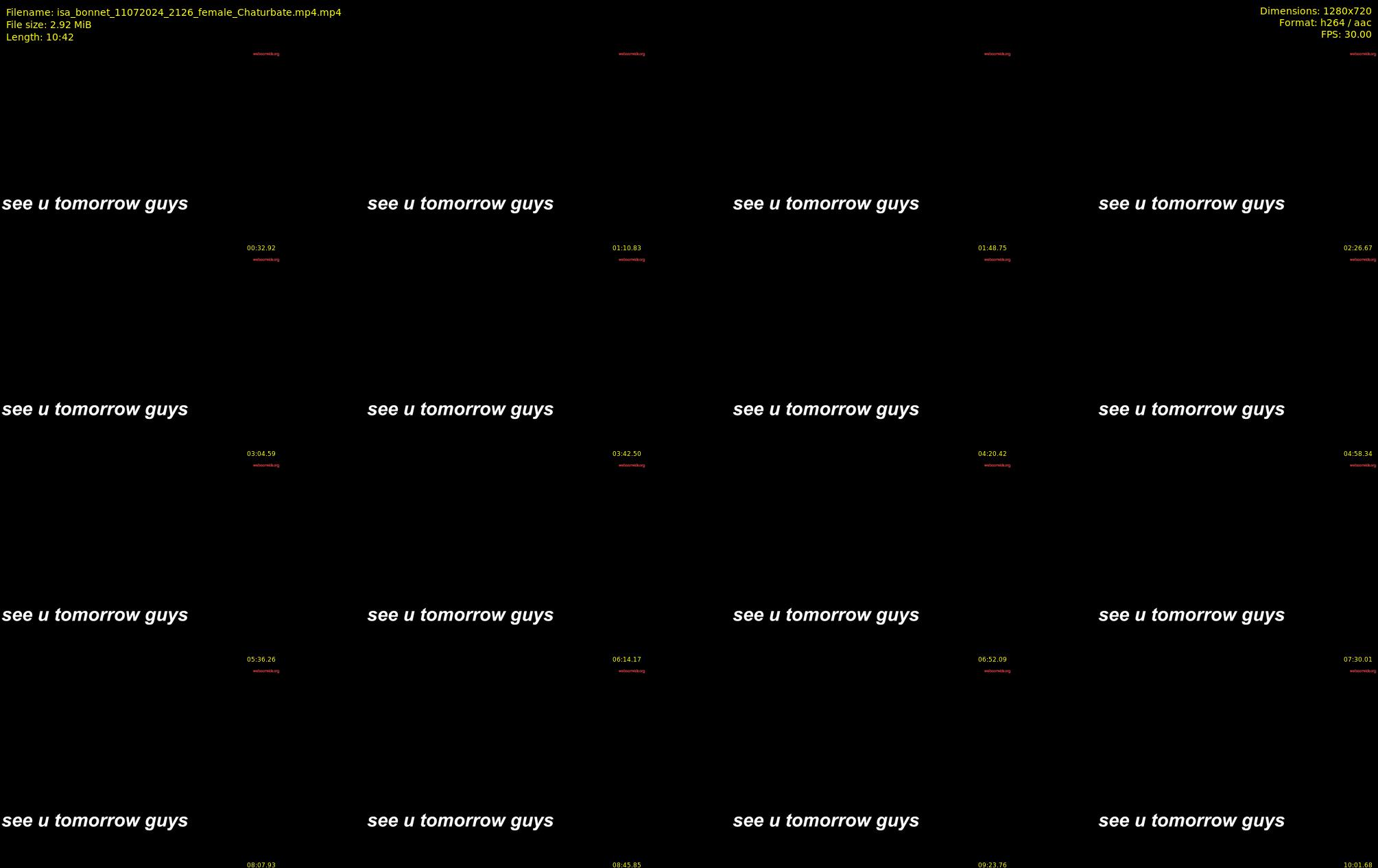 isa_bonnet — 11 minute Chaturbate female cam show recording, 720p, Jul 11, 2024