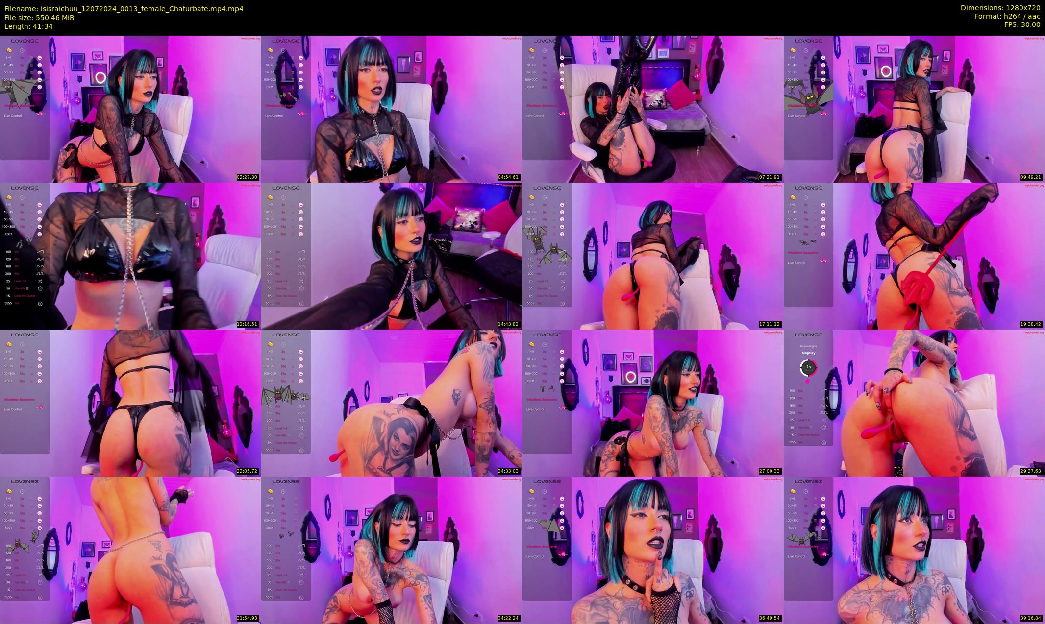 isisraichuu — 42 minute Chaturbate female cam show recording, 720p, Jul 12, 2024