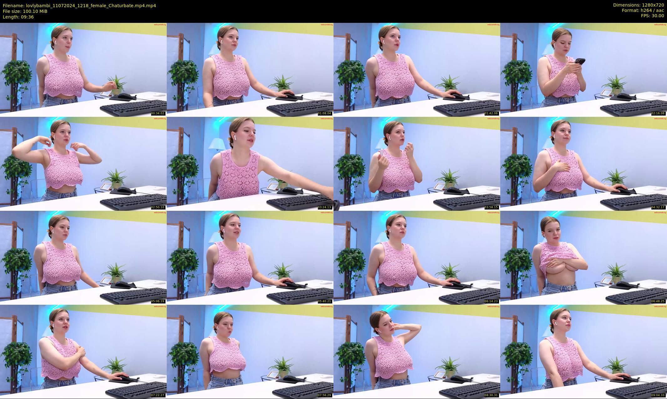 lovlybambi — 10 minute Chaturbate female cam show recording, 720p, Jul 11, 2024