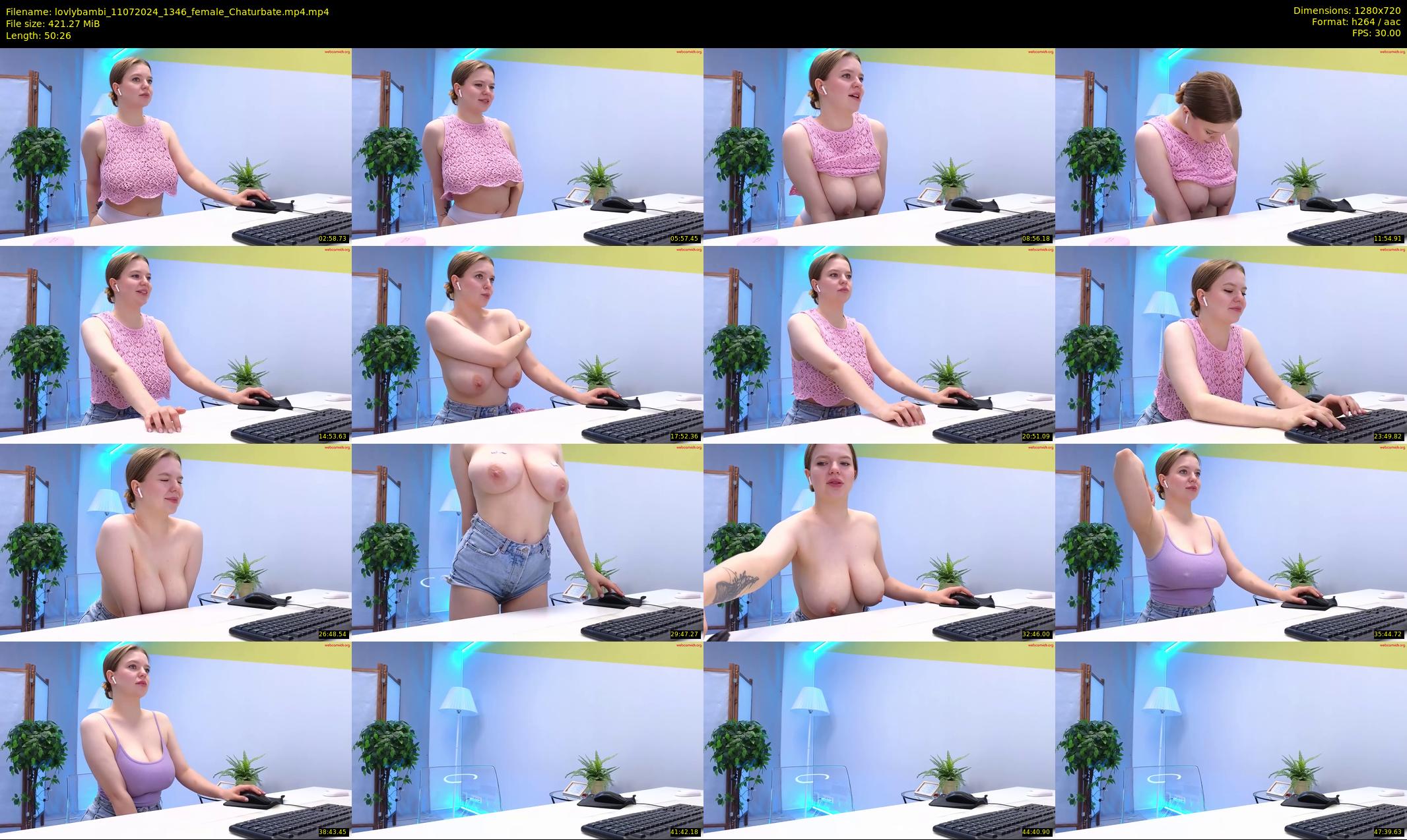 lovlybambi — 51 minute Chaturbate female cam show recording, 720p, Jul 11, 2024