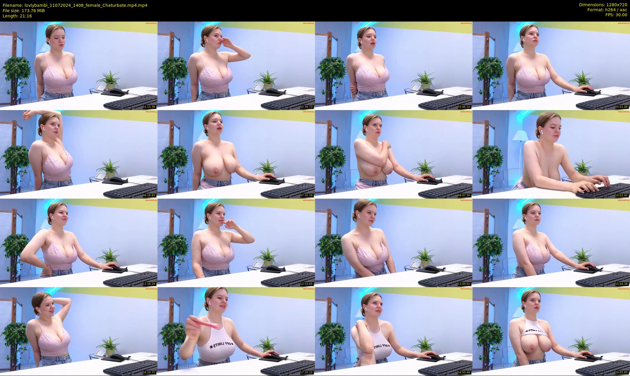 lovlybambi — 22 minute Chaturbate female cam show recording, 720p, Jul 11, 2024