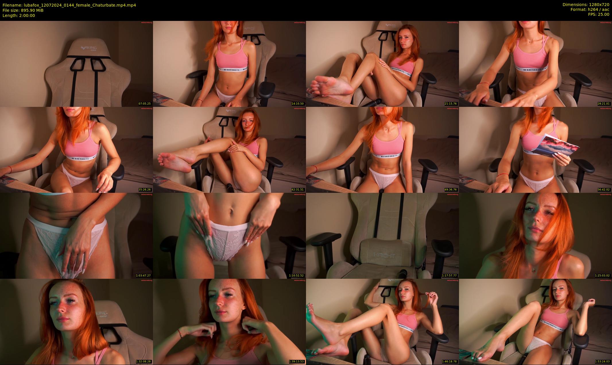 lubafox — 120 minute Chaturbate female cam show recording, 720p, Jul 12, 2024