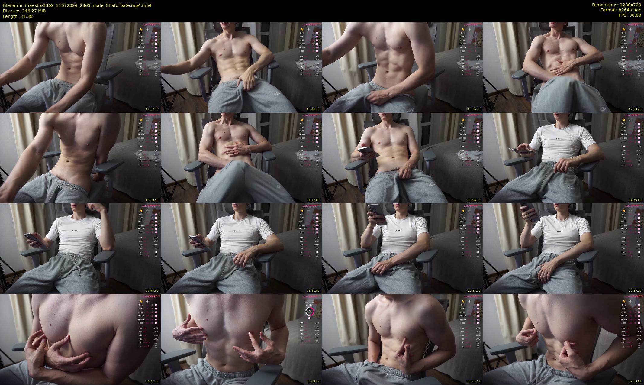 maestro3369 — 32 minute Chaturbate male cam show recording, 720p, Jul 11, 2024