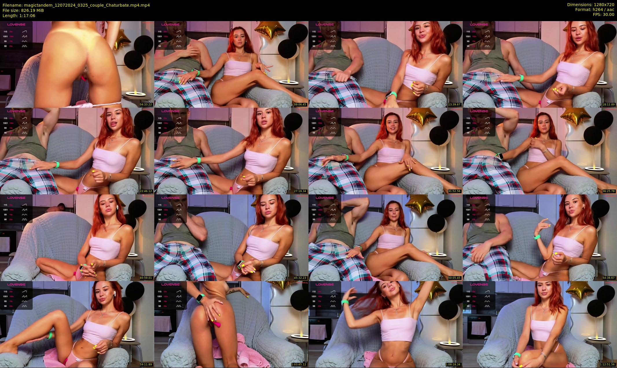 magictandem — 78 minute Chaturbate couple cam show recording, 720p, Jul 12, 2024