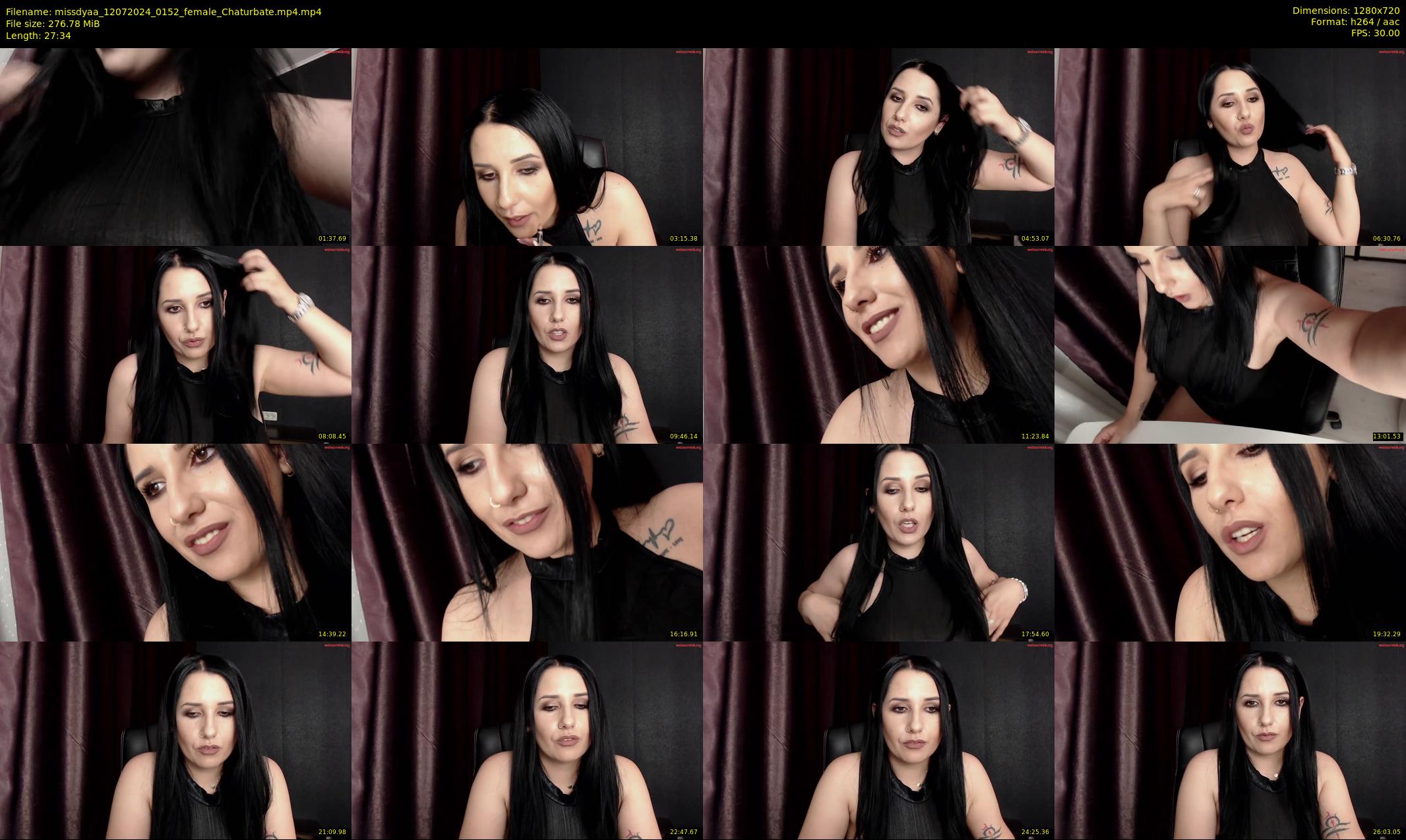missdyaa — 28 minute Chaturbate female cam show recording, 720p, Jul 12, 2024