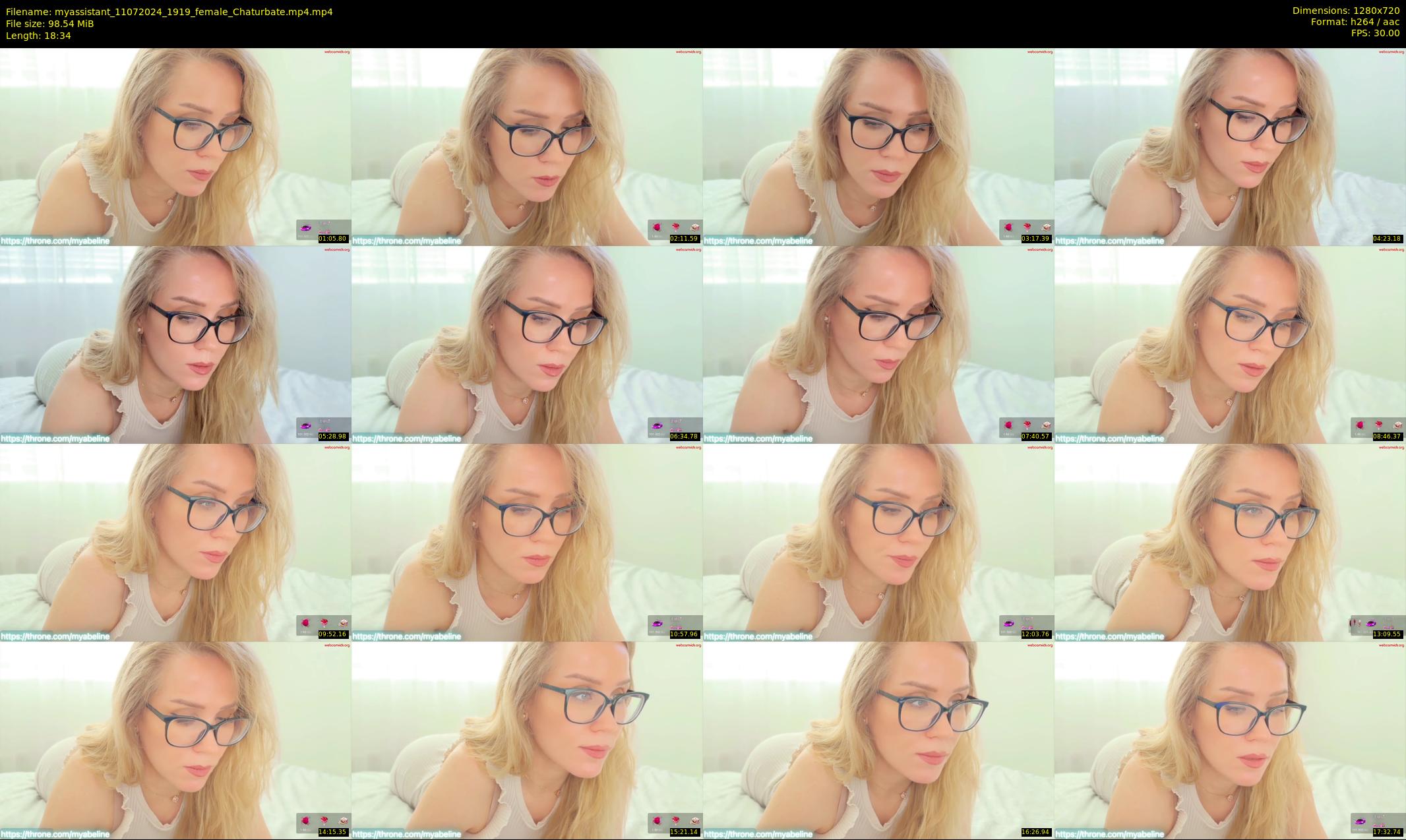 myassistant — 19 minute Chaturbate female cam show recording, 720p, Jul 11, 2024