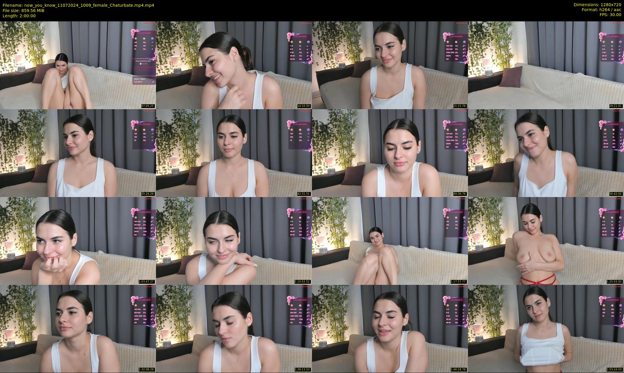 now_you_know — 120 minute Chaturbate female cam show recording, 720p, Jul 11, 2024