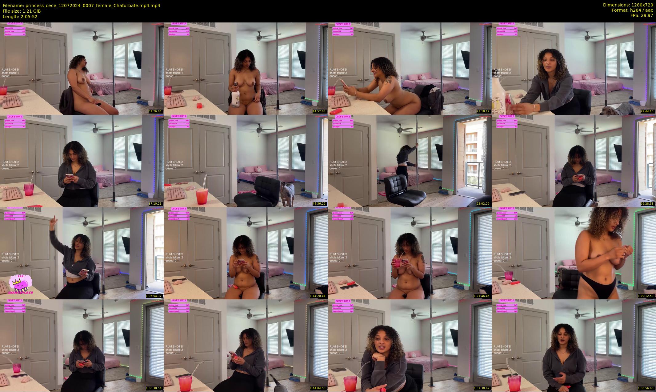 princess_cece — 126 minute Chaturbate female cam show recording, 720p, Jul 12, 2024