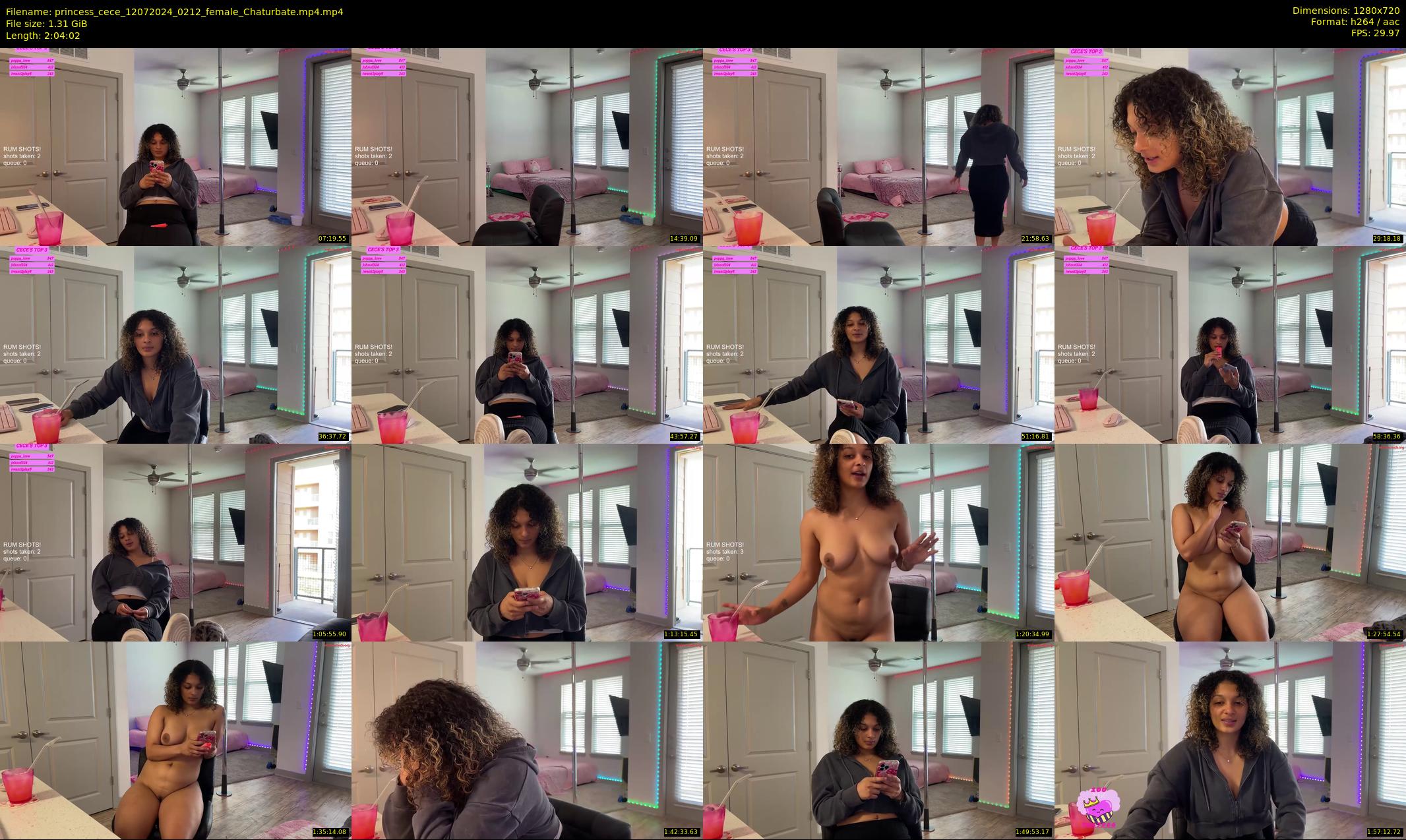 princess_cece — 125 minute Chaturbate female cam show recording, 720p, Jul 12, 2024