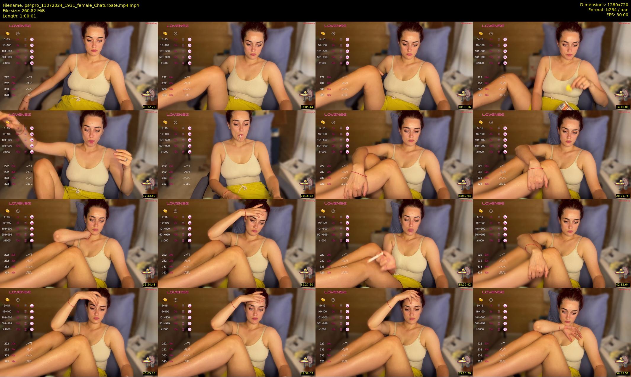 ps4pro — 61 minute Chaturbate female cam show recording, 720p, Jul 11, 2024