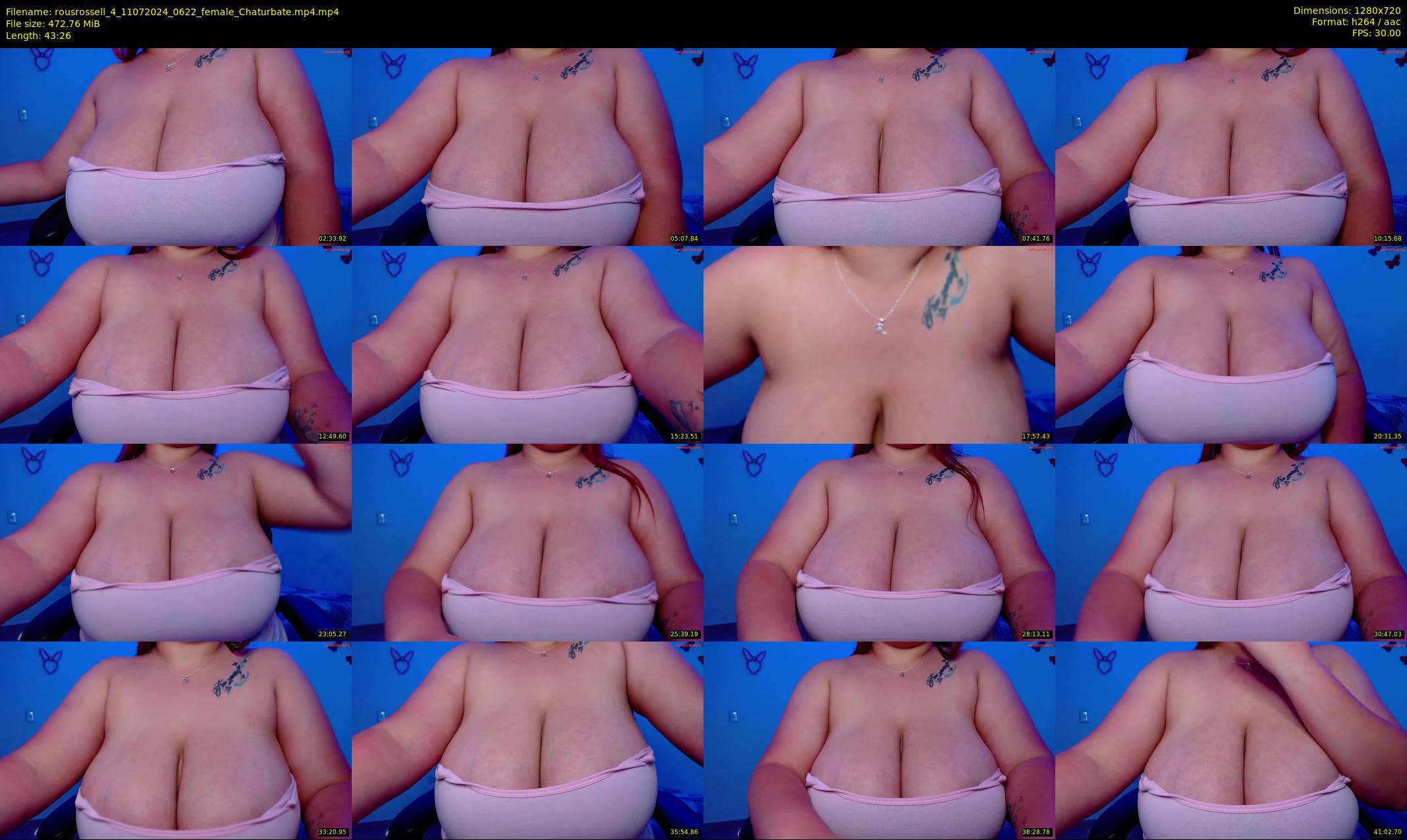 rousrossell_4 — 44 minute Chaturbate female cam show recording, 720p, Jul 11, 2024