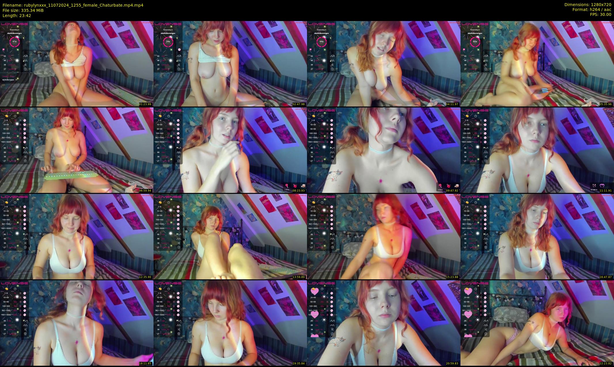 rubylynxxx — 24 minute Chaturbate female cam show recording, 720p, Jul 11, 2024