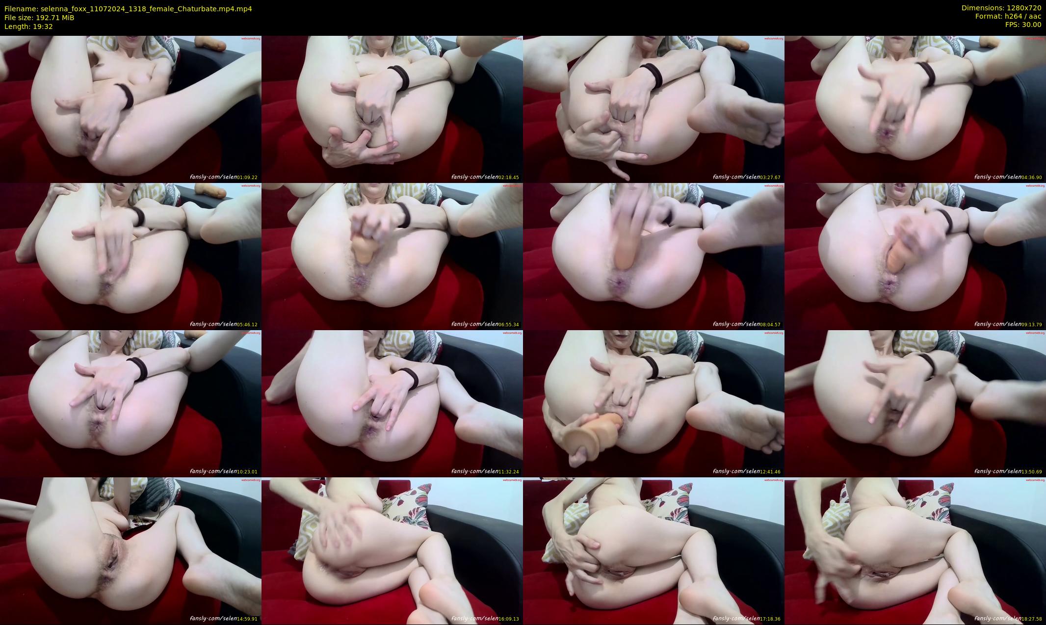 selenna_foxx — 20 minute Chaturbate female cam show recording, 720p, Jul 11, 2024