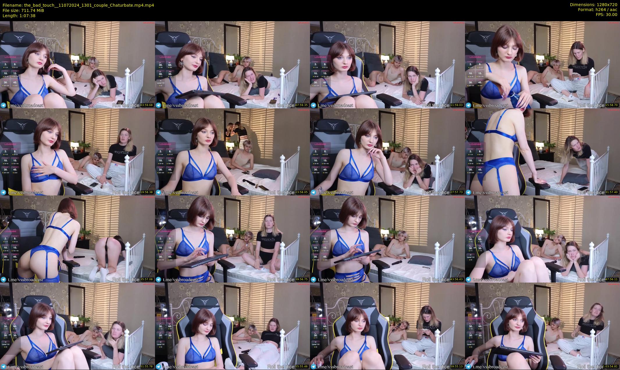 the_bad_touch_ — 68 minute Chaturbate couple cam show recording, 720p, Jul 11, 2024