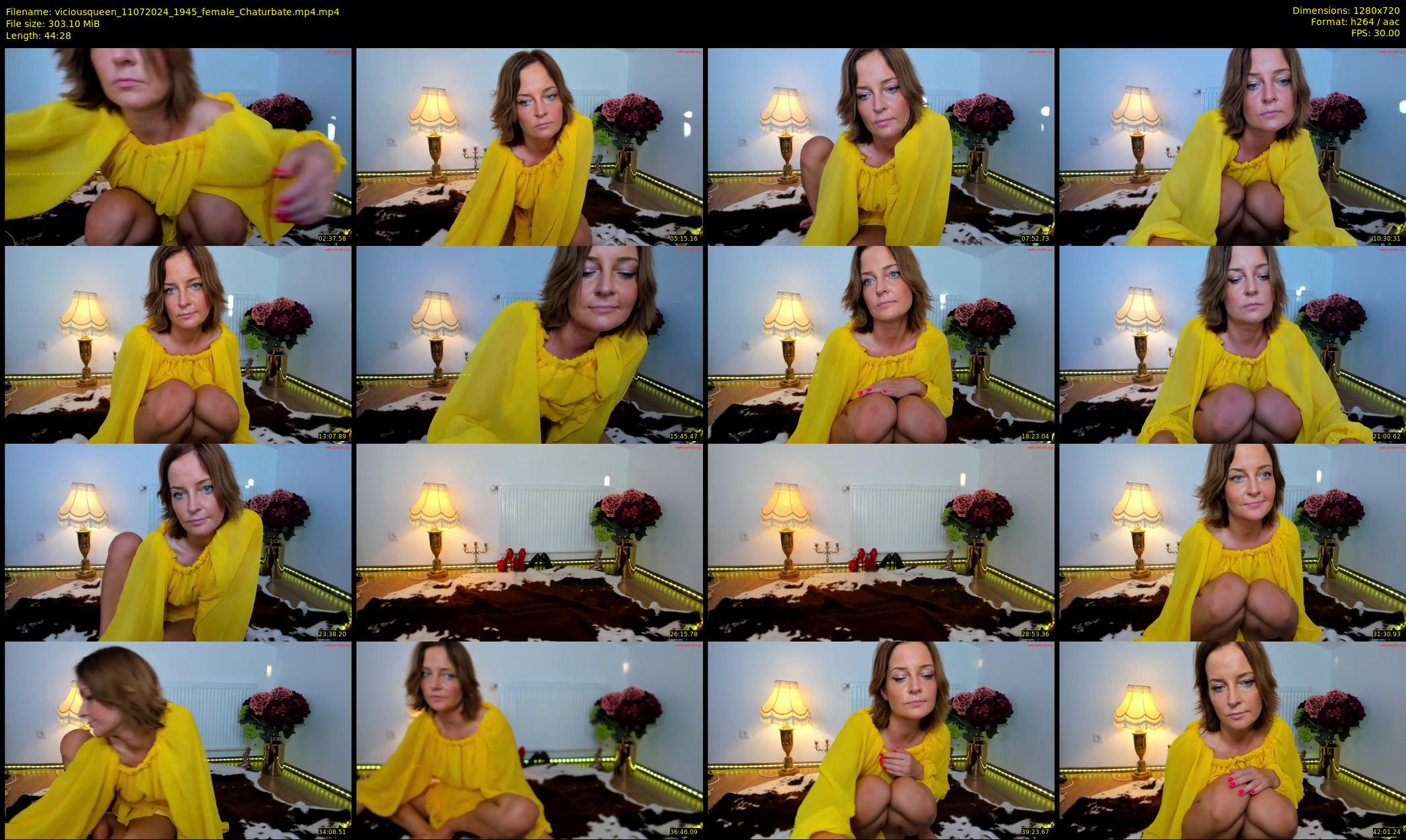 viciousqueen — 45 minute Chaturbate female cam show recording, 720p, Jul 11, 2024
