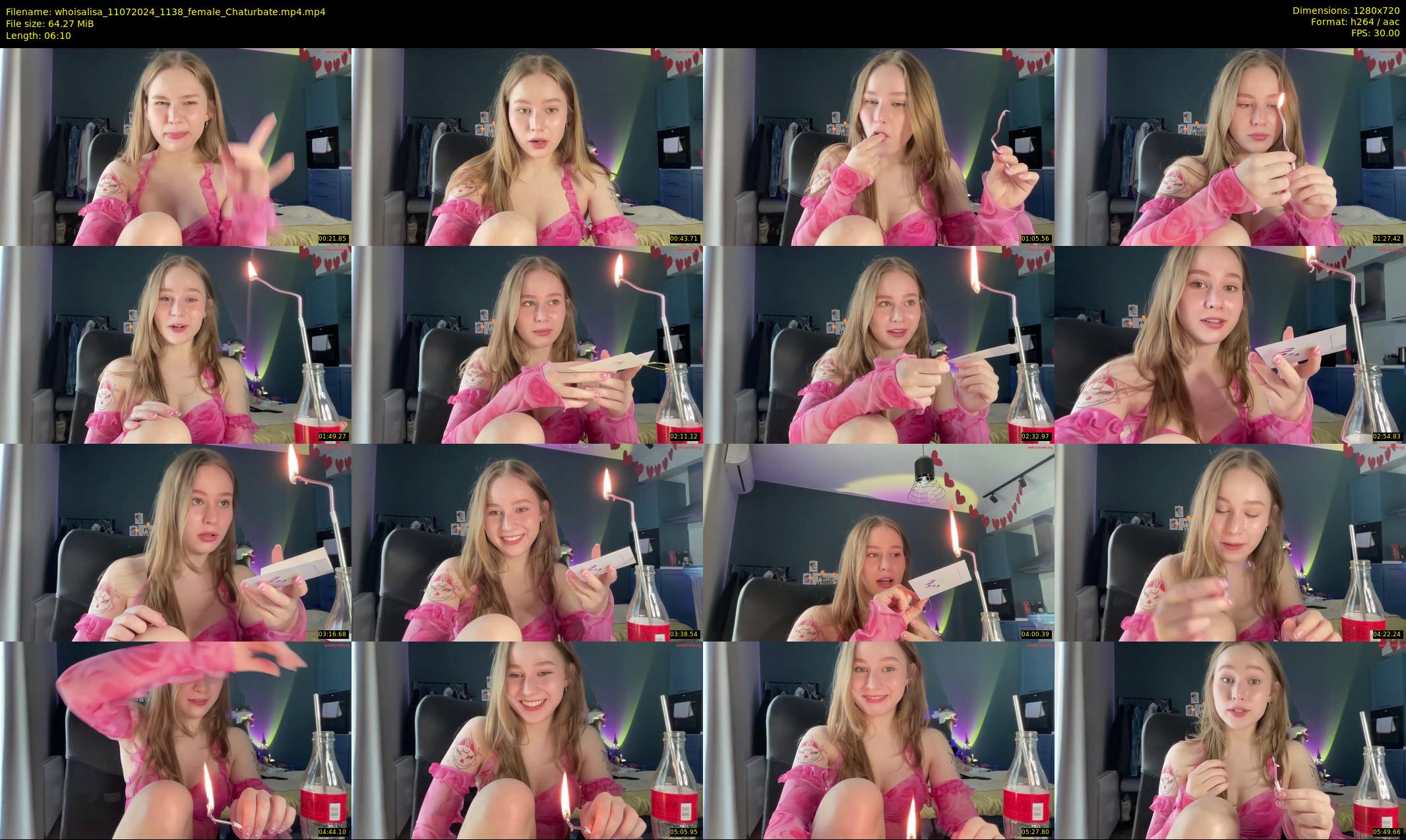 whoisalisa — 7 minute Chaturbate female cam show recording, 720p, Jul 11, 2024