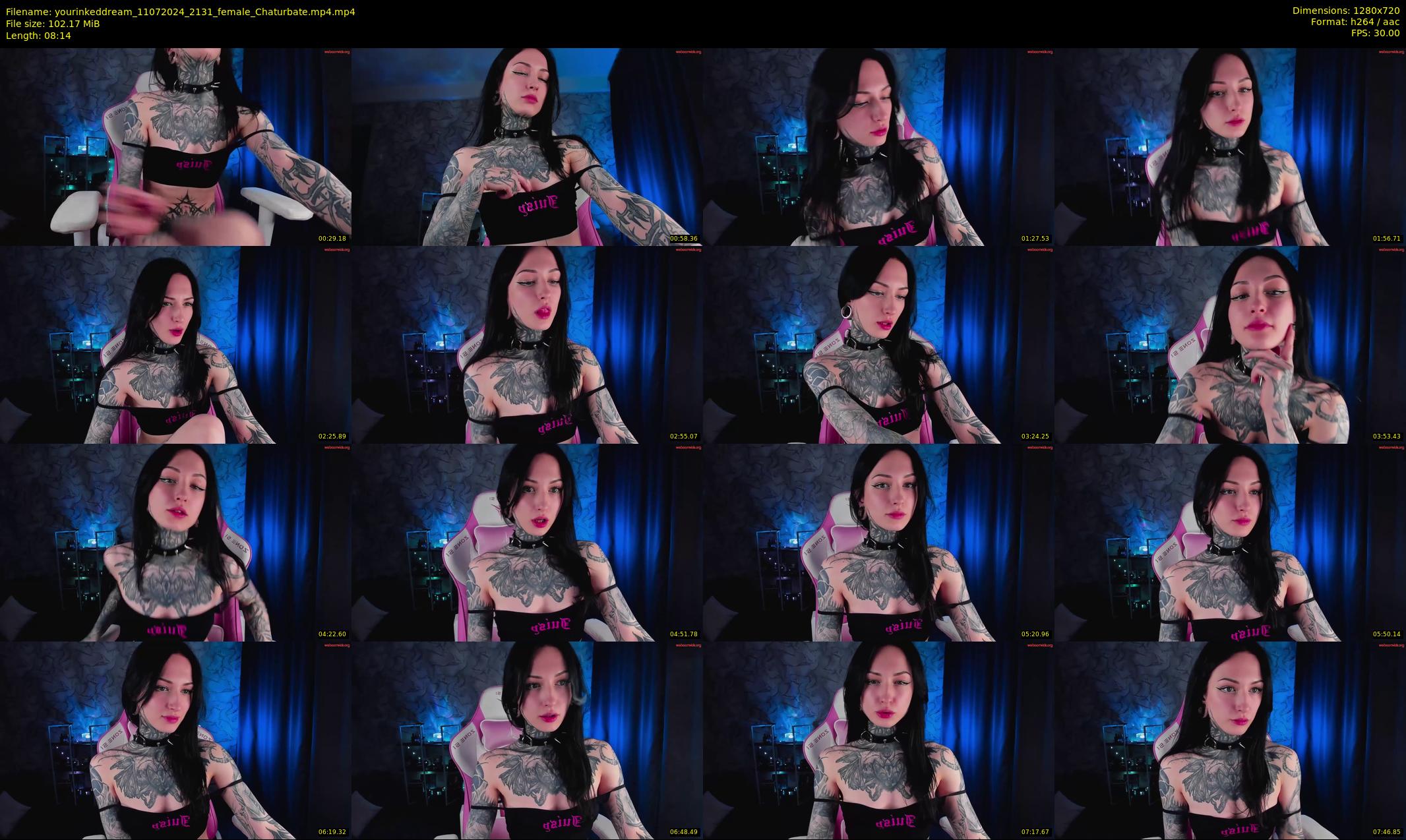 yourinkeddream — 9 minute Chaturbate couple cam show recording, 720p, Jul 11, 2024