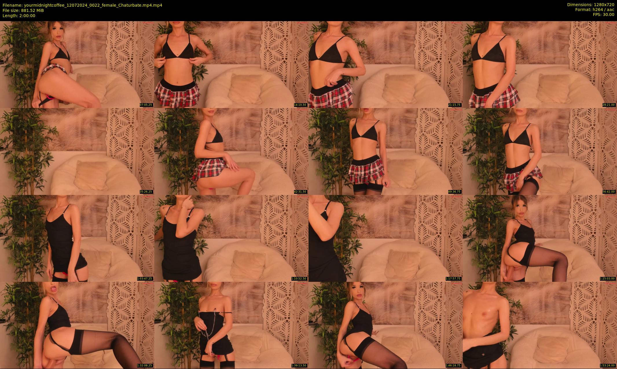 yourmidnightcoffee — 120 minute Chaturbate female cam show recording, 720p, Jul 12, 2024