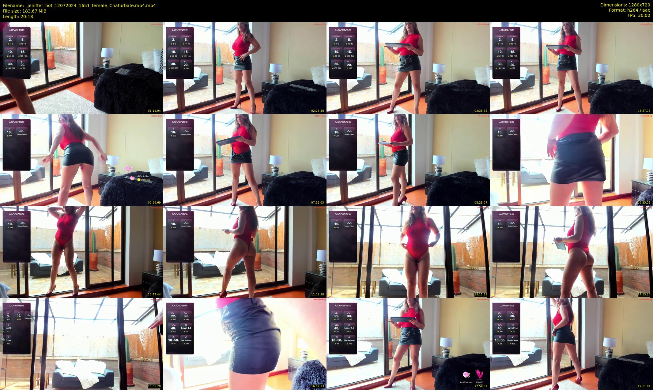 _jeniffer_hot — 21 minute Chaturbate female cam show recording, 720p, Jul 12, 2024